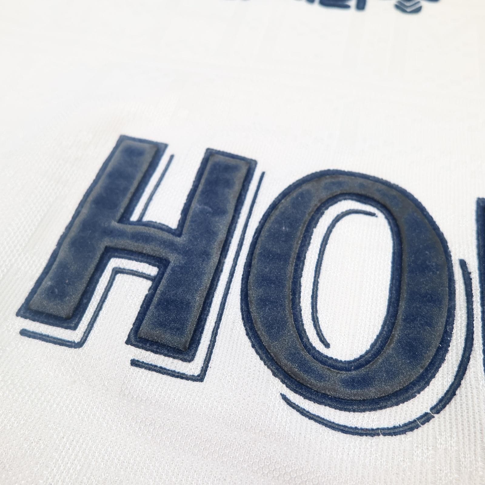 Vintage Tottenham Hotspur Shirt Mens XL White Home 1989 1991 Hummel Holsten photo 9