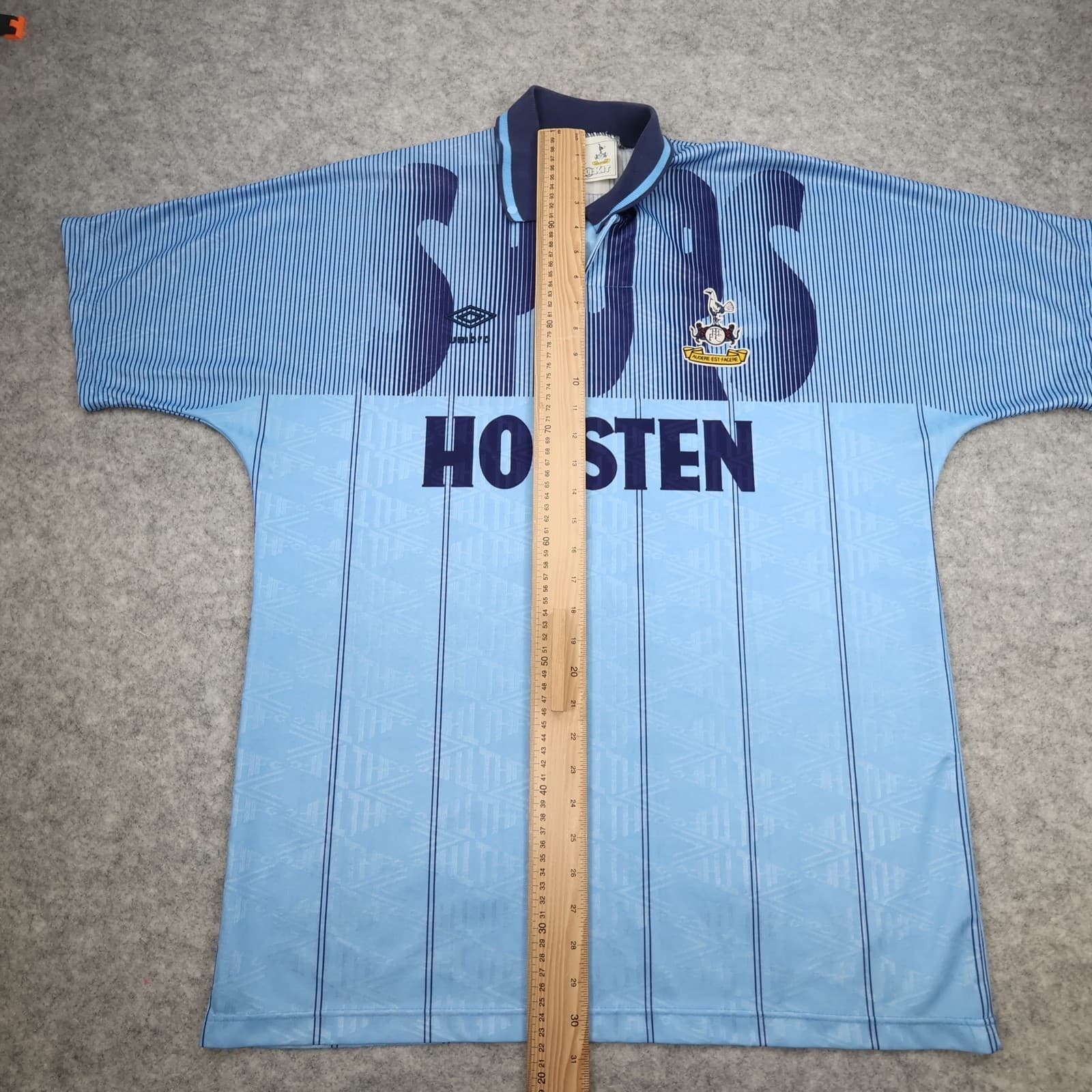 Vintage Tottenham Hotspur Shirt Extra Large Blue Third 1991 1994 Jersey Spurs photo 11