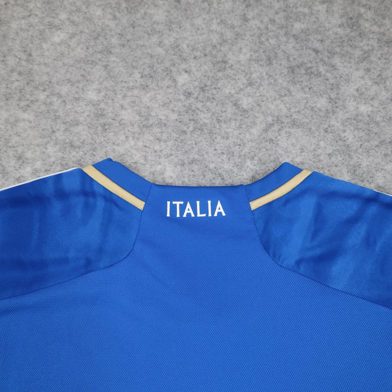 Italy Home Shirt Mens 2XL Blue Football Adidas AEROREADY Jersey FIGC Top photo 12