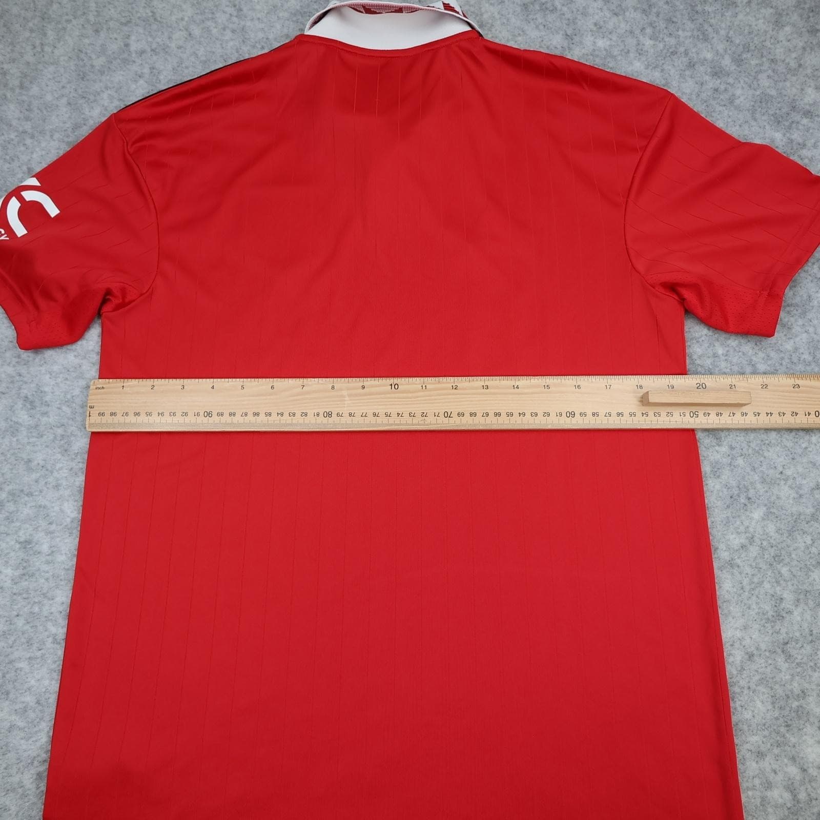 Manchester United Shirt Mens Medium Red Home EPL Adidas 2022 2023 Jersey photo 8