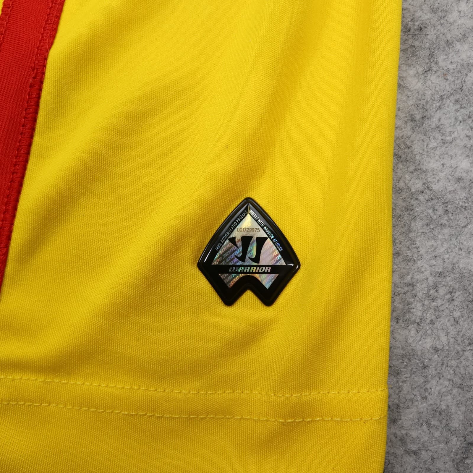 Liverpool Shirt Large Yellow Away Kit 2014 2015 Warrior Soccer Jersey photo 3