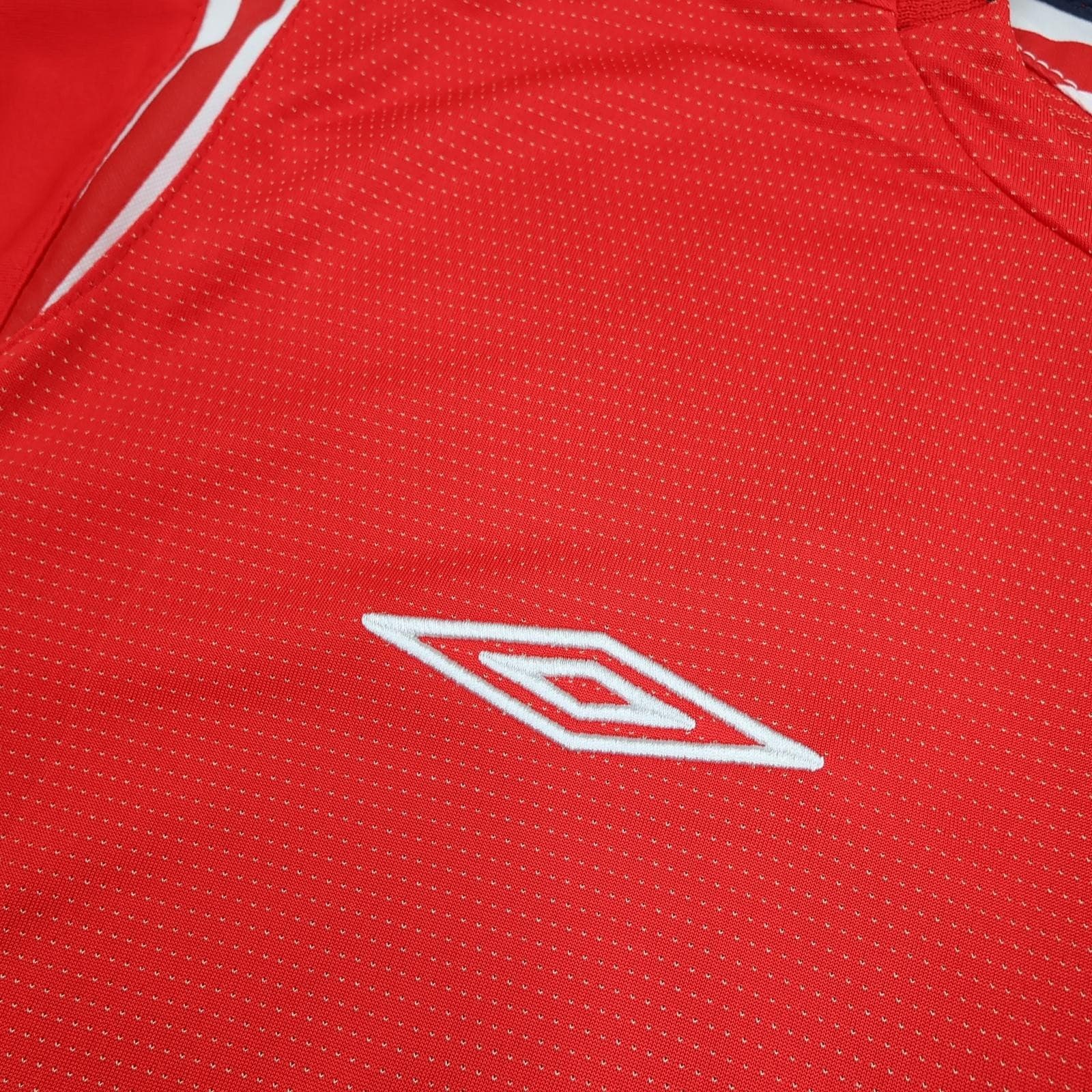 Vintage England Away Shirt Mens XL Red 2004 2006 Football Umbro Beckham 7 photo 10