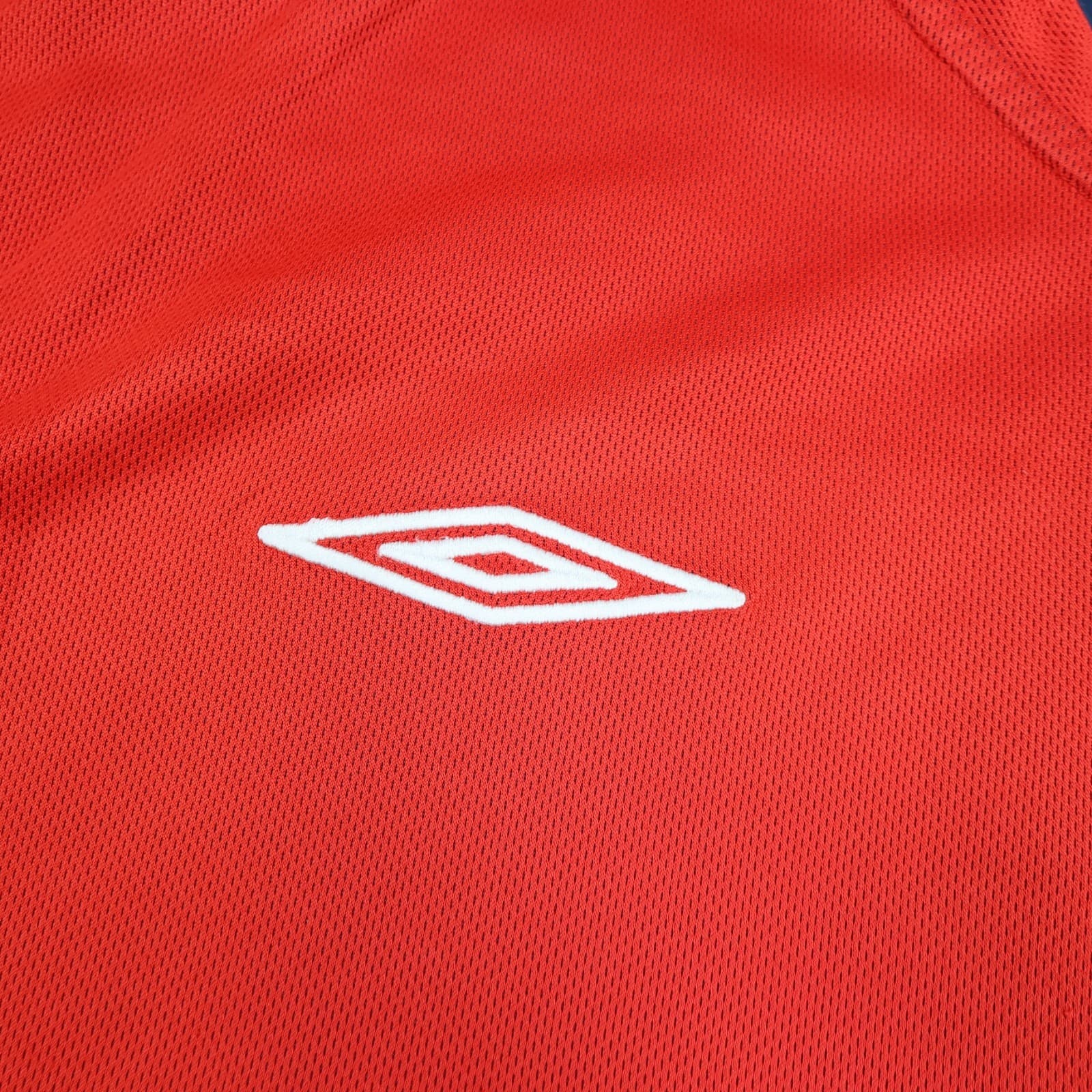 England Football Shirt Extra Large Red Away Kit 2002 2004 Jersey David Beckham 7 photo 6