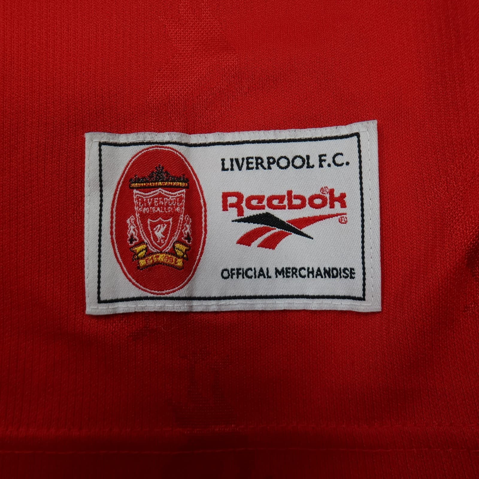 Vintage Liverpool Shirt Large Red Home Kit 1996 1997 Reebok Jersey 42/44 90s photo 3