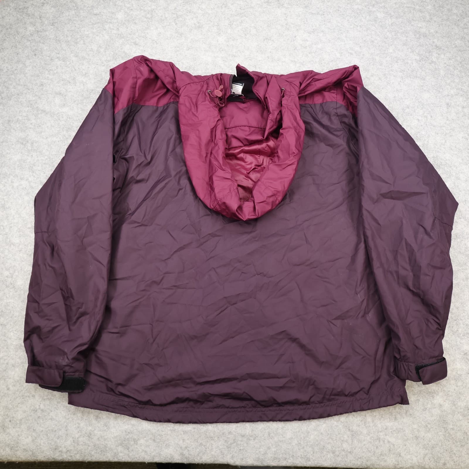 England Football Jacket Large Burgundy Coat Training 2014 2015 Storm Fit Hooded photo 2