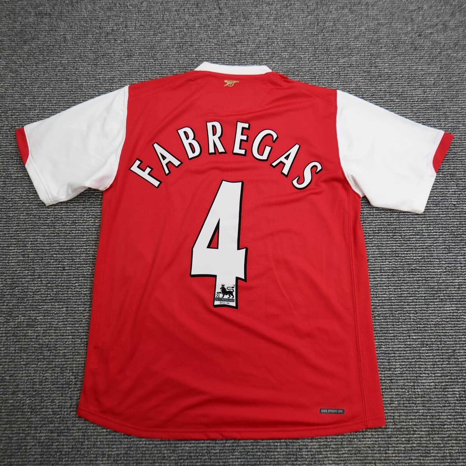 Arsenal Shirt Medium Red Home Kit 2006 2008 Nike Soccer Jersey Cesc Fabregas
