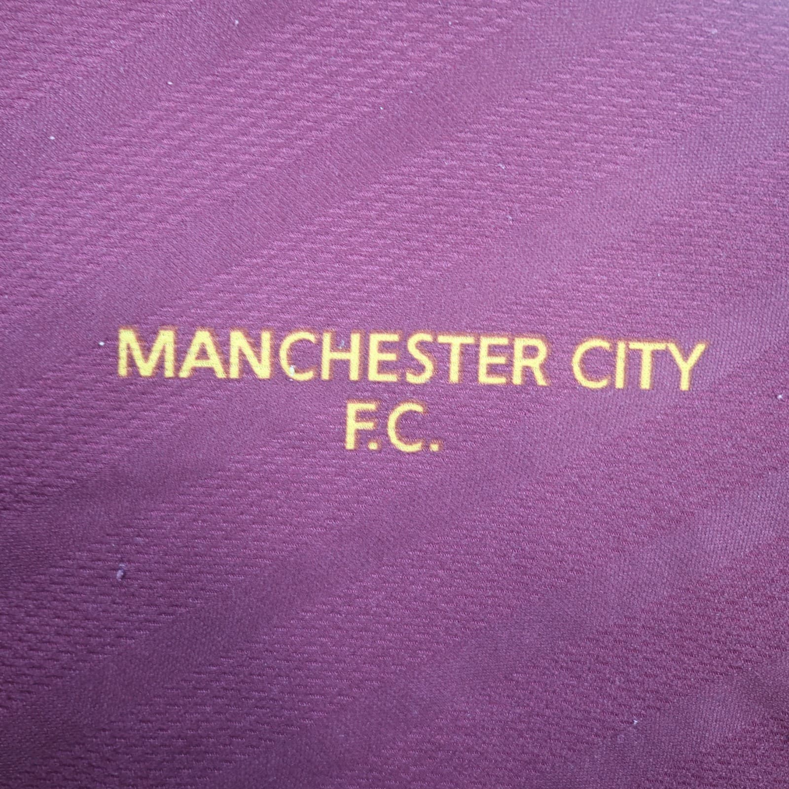 Vintage Manchester City Shirt Large Burgundy Away Kit 1996 1997 Umbro Jersey photo 6