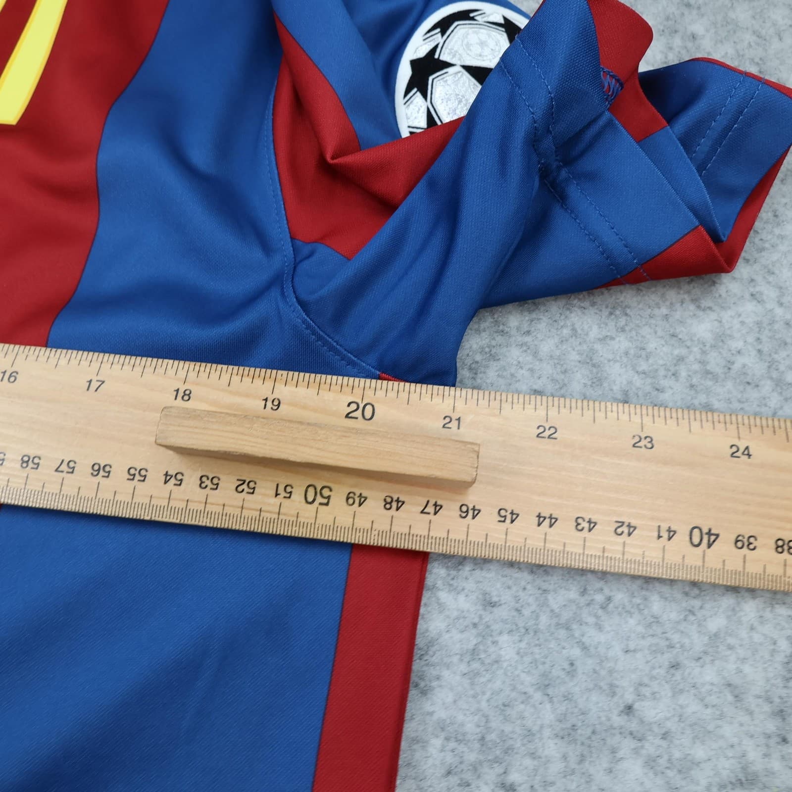 Barcelona Shirt Mens Medium Blue Home 2010 2011 Nike Messi 10 Soccer Jersey photo 14
