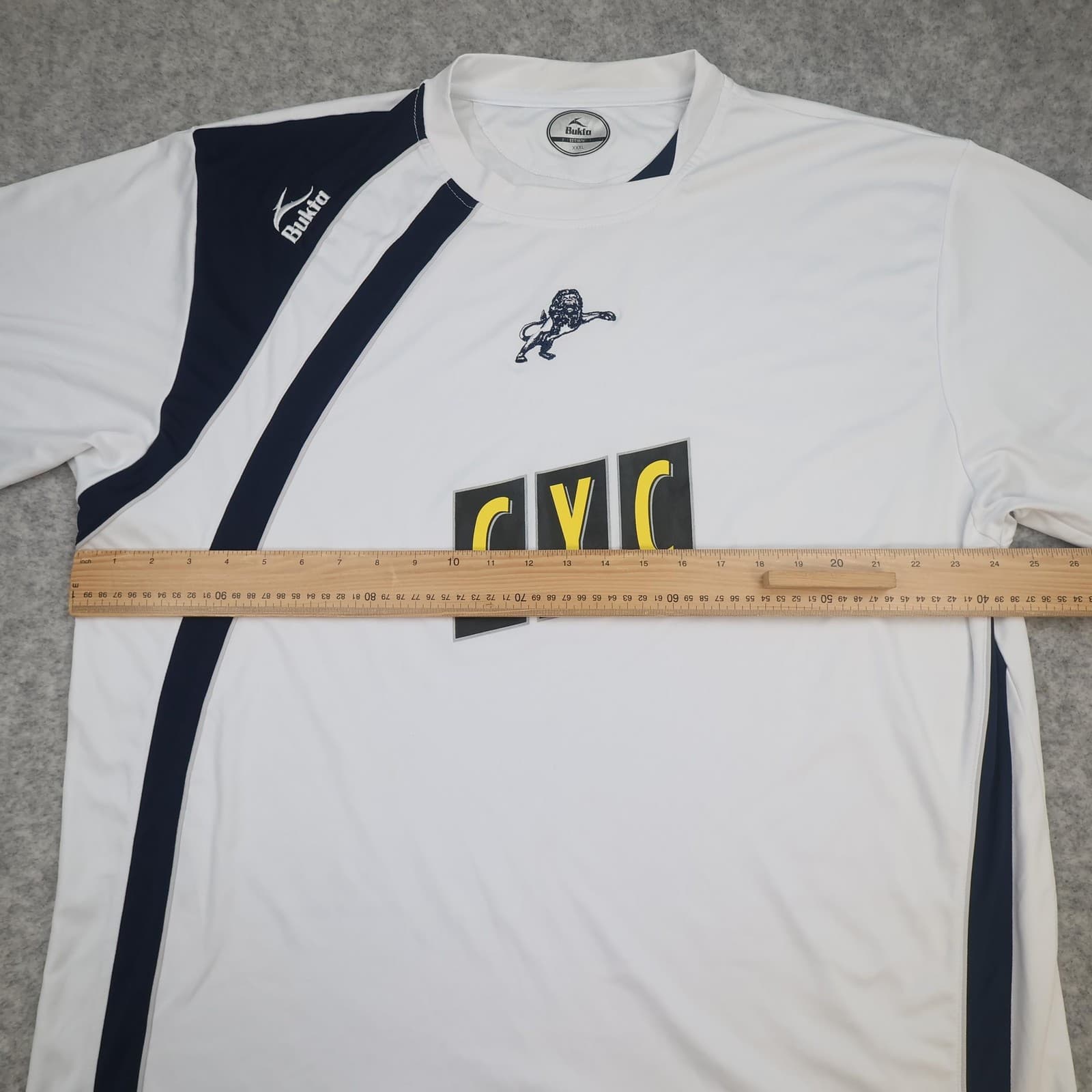 Millwall Shirt Mens 3XL White Away 2008 2009 Bukta CYC Oppida Soccer Jersey photo 9