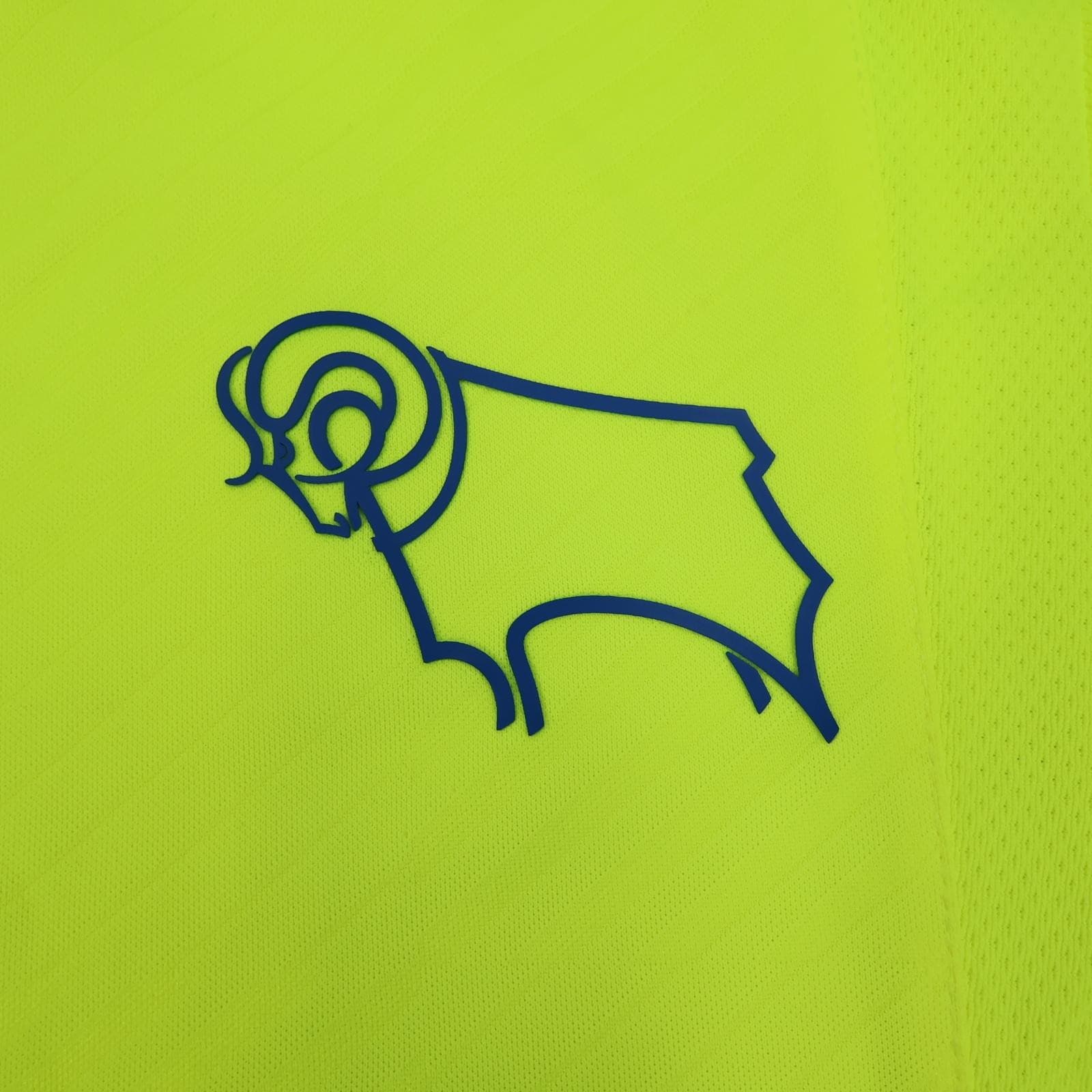 Derby County Shirt Mens Small Yellow Away Football Umbro 2017 2018 Jersey photo 4