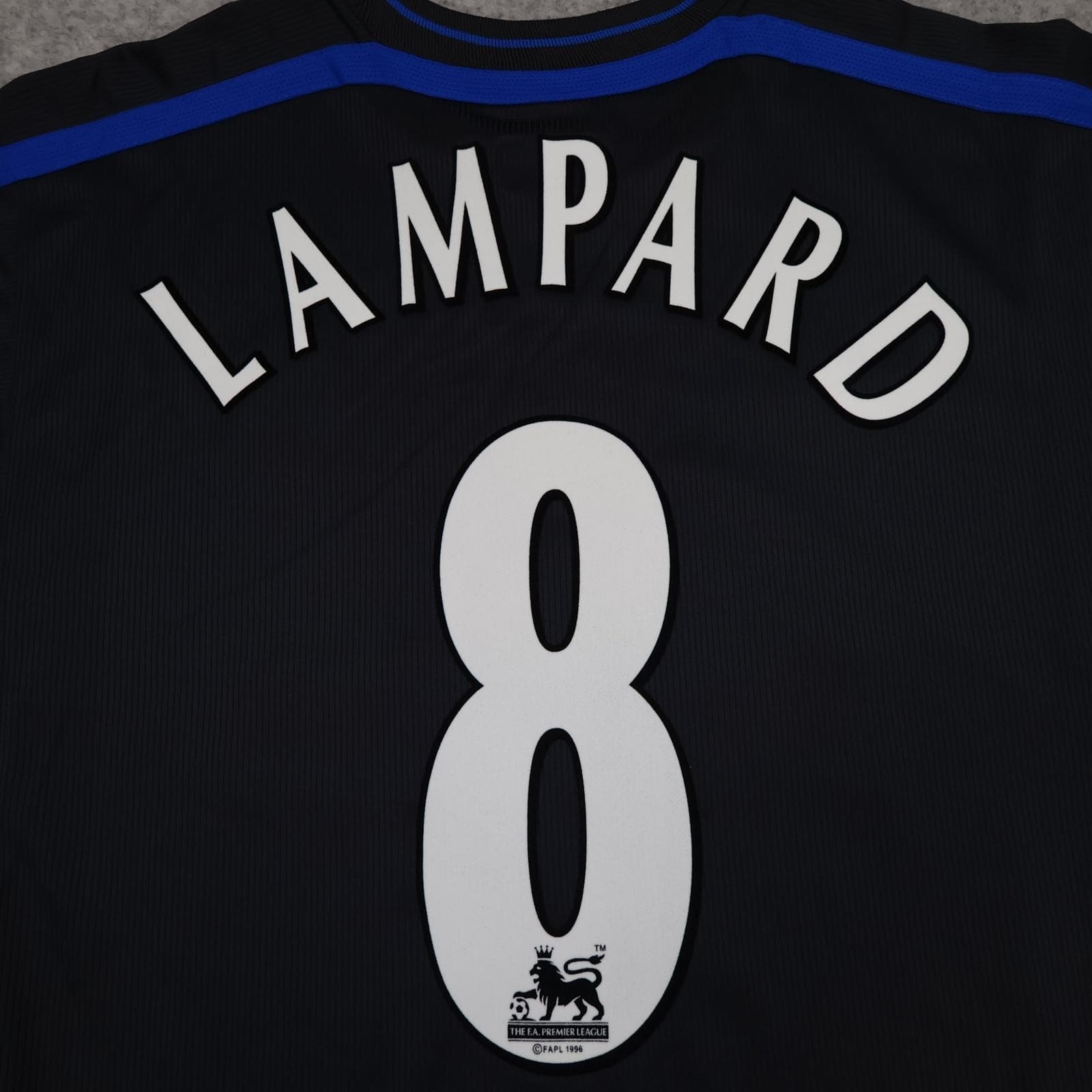 Vintage Chelsea Shirt Mens 2XL Black Away Kit EPL 2002 2004 Umbro Lampard 8 photo 3