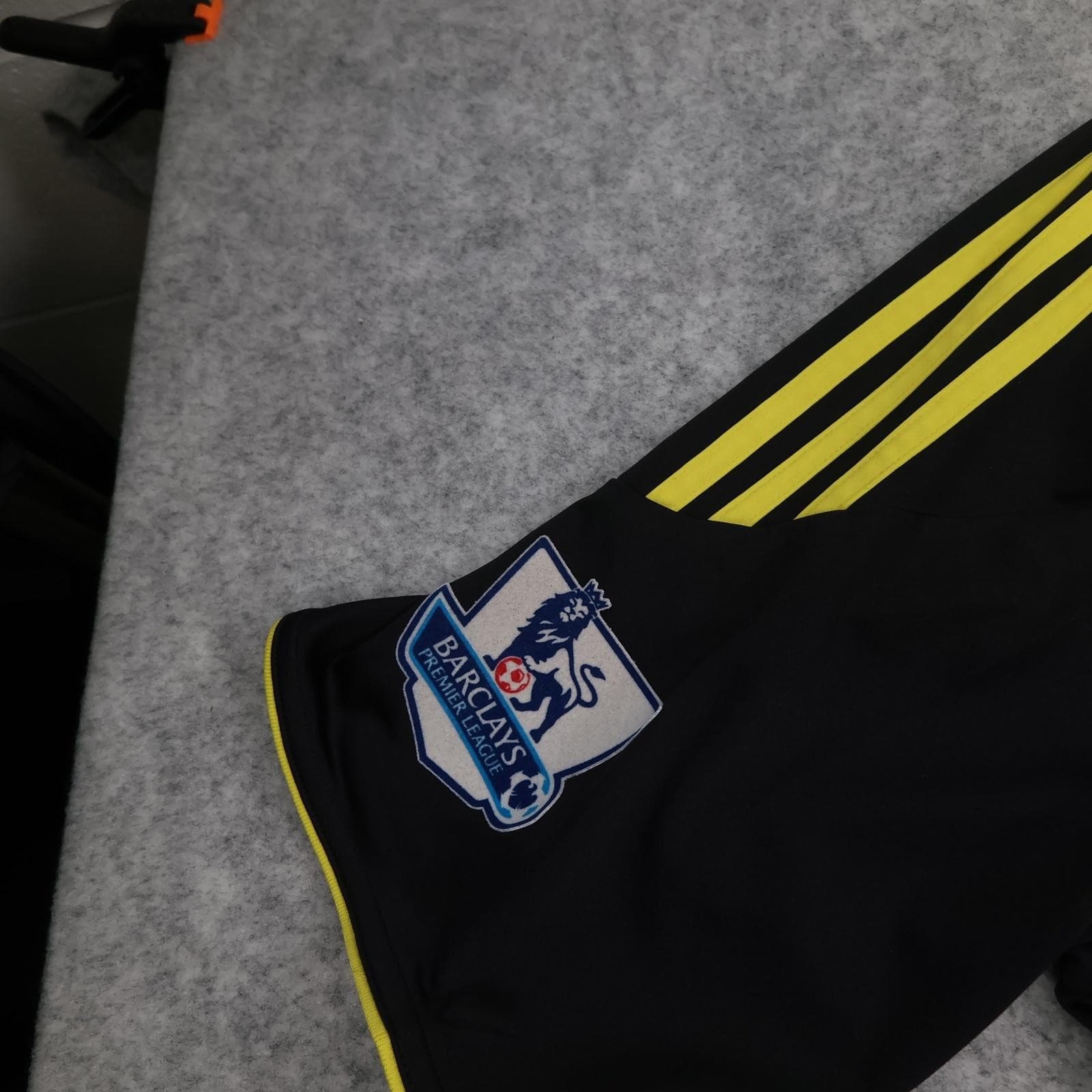 Liverpool Shirt Mens XL Black Away 2010 2011 Football Adidas Standard Chartered photo 12