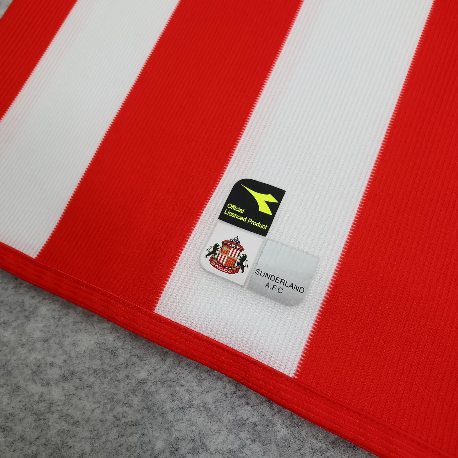 Sunderland Shirt Mens XL Red Home 2004 2005 Diadora Reg Vardy Soccer Jersey photo 8