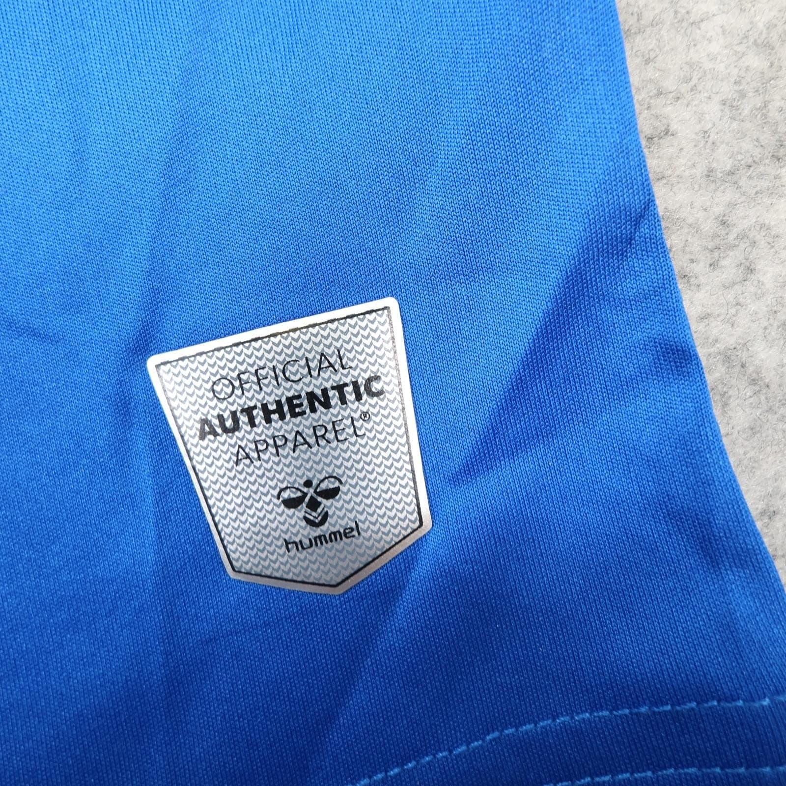 Everton Shirt Mens Medium Blue Home 2022 2023 EPL Football Hummel Stake Jersey photo 2