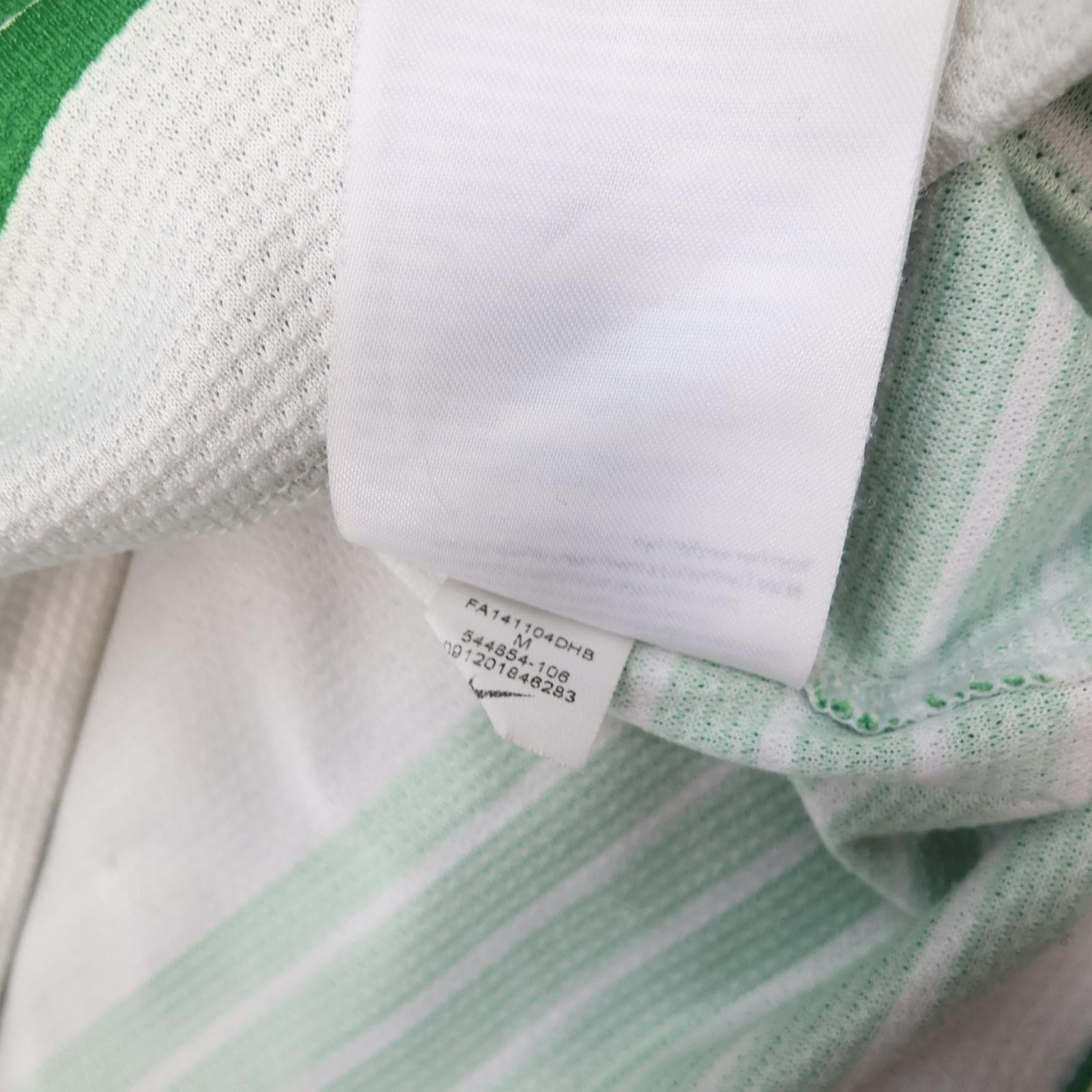 Celtic Shirt Mens Medium Green White Home 2013 2015 Football Nike Magners photo 10