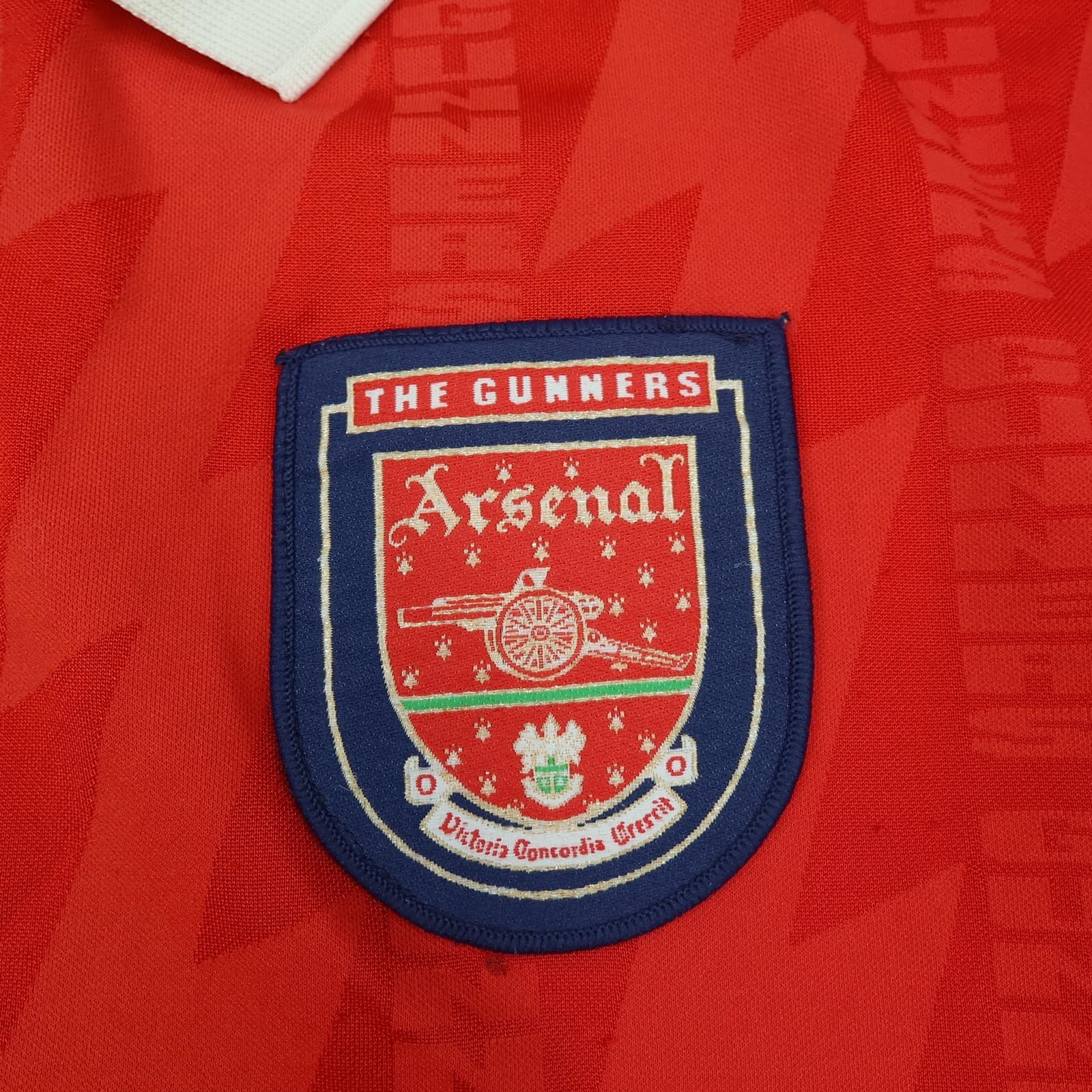 Vintage Arsenal Shirt Mens Extra Large Home 1994 1996 Football Nike JVC Jersey photo 5