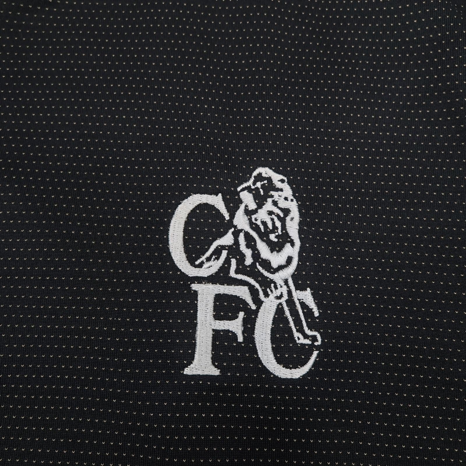 Vintage Chelsea Shirt Mens XL Black Away Kit 2004 2005 Football Umbro Makelele 4 photo 8