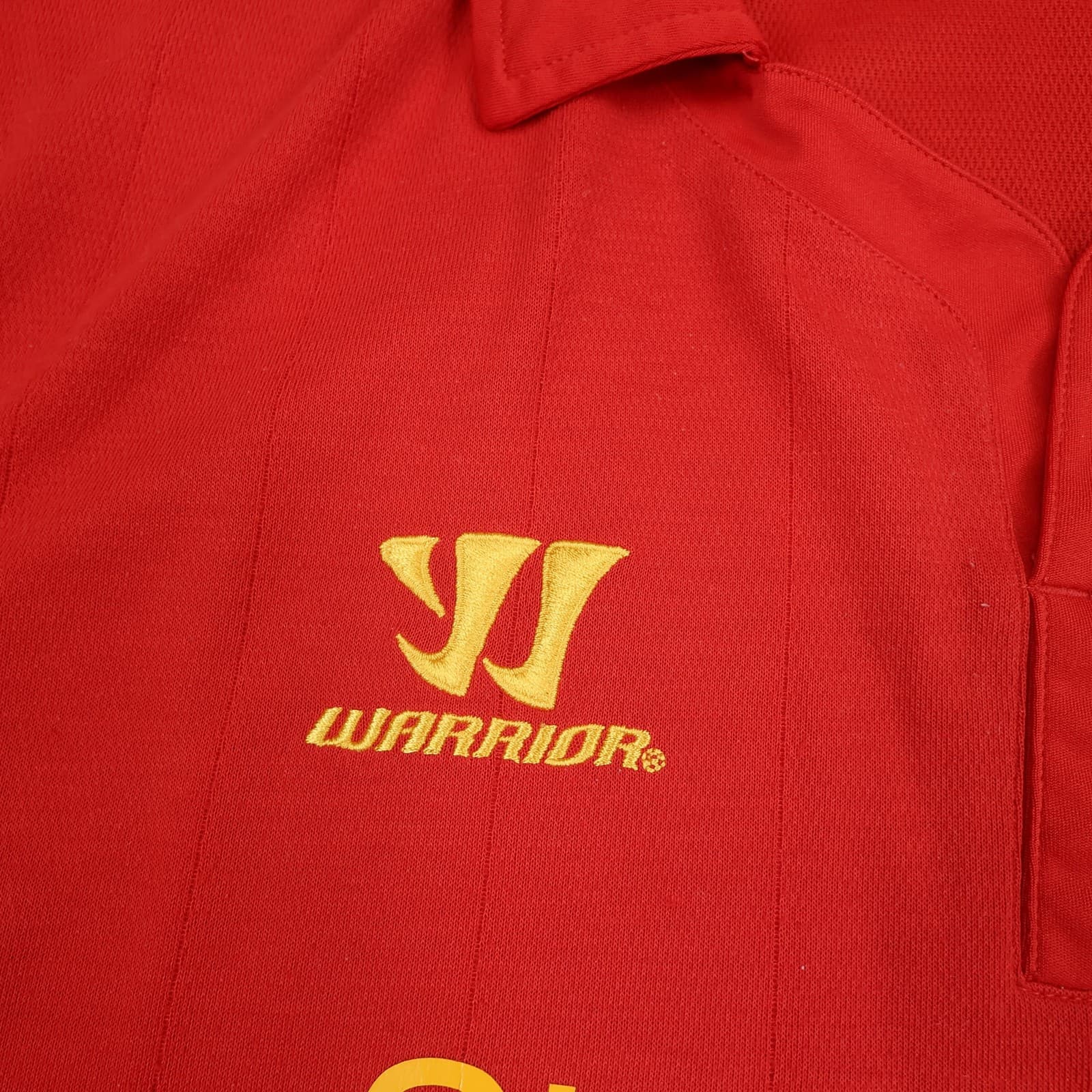 Liverpool Shirt Mens XL Red Home 2012 2013 Football Warrior Standard Chartered photo 5