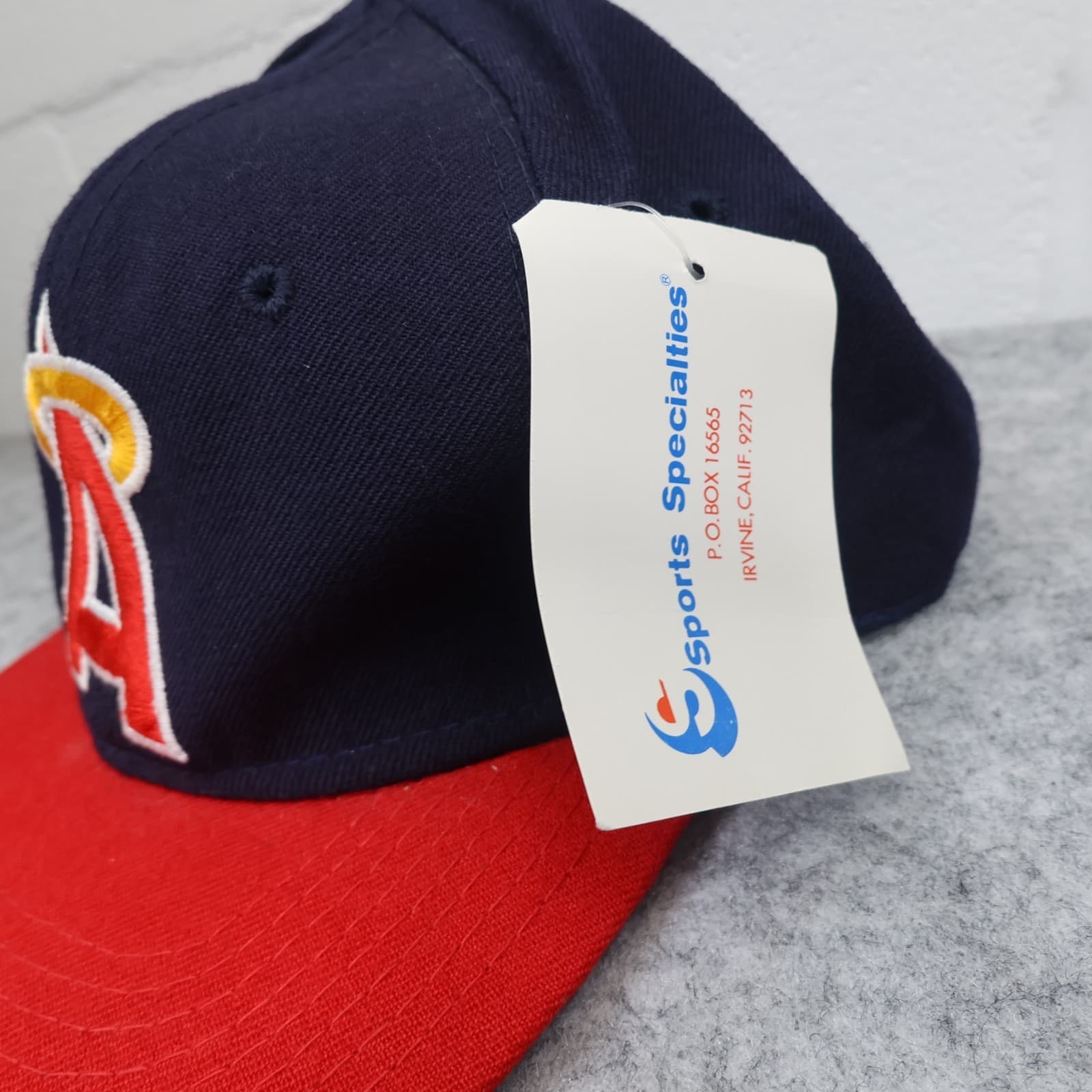 Anaheim Angels Sports Specialties Cap Hat 7 1/4 Mens Vintage MLB Wool Hat Plain photo 5