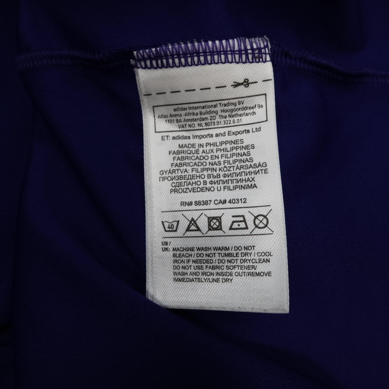 Ayr United Shirt Mens Large Purple Away 2014 2015 Soccer Adidas Bodog Jersey photo 13