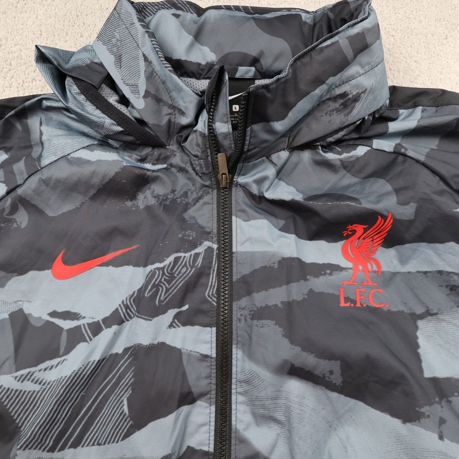 Liverpool Jacket Large Black Training Tracksuit Nike Track Camouflage 2020 2021 photo 4