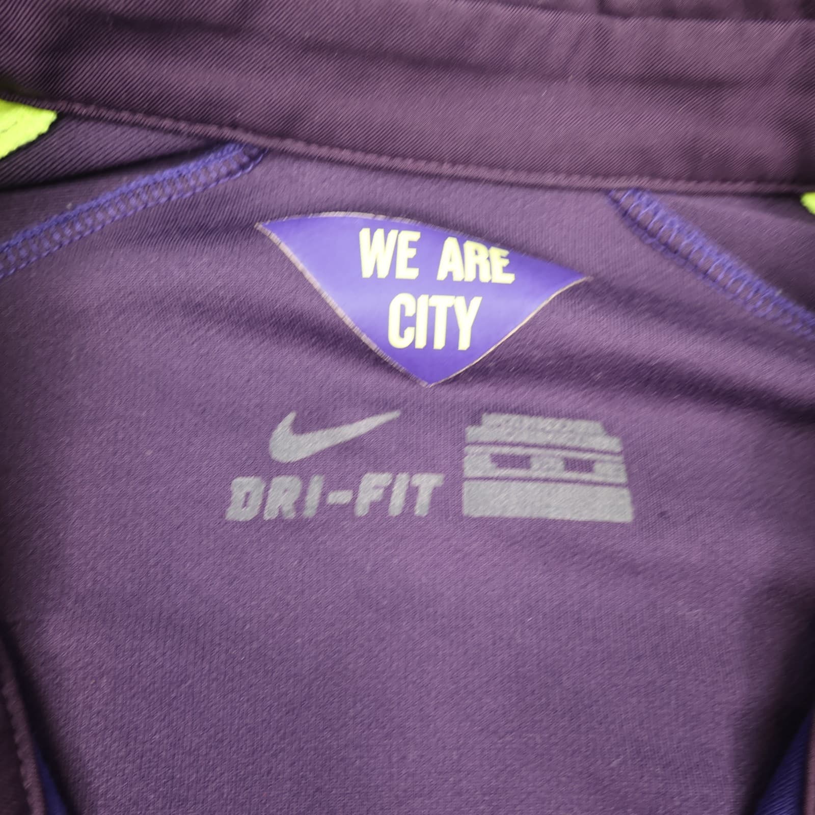 Manchester City Shirt 3XL Purple Third 2014 2015 Soccer Jersey XXXL photo 6