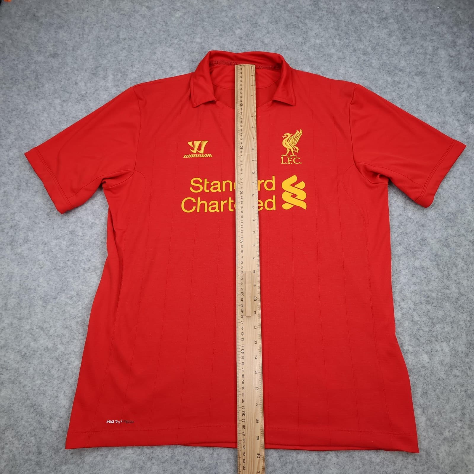 Liverpool Shirt Mens XL Red Home 2012 2013 Football Warrior Standard Chartered photo 12