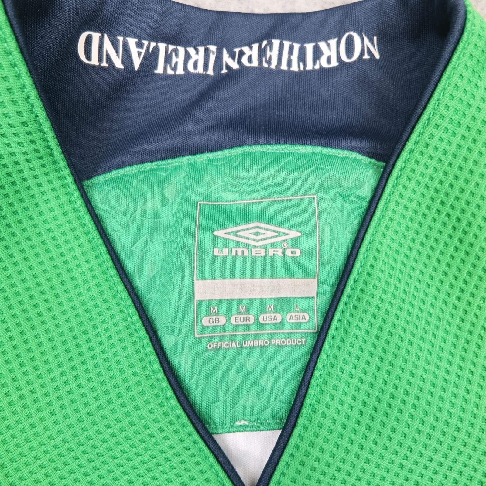 Northern Ireland Shirt Mens Medium Away 2009 2010 Football Jersey Umbro photo 5