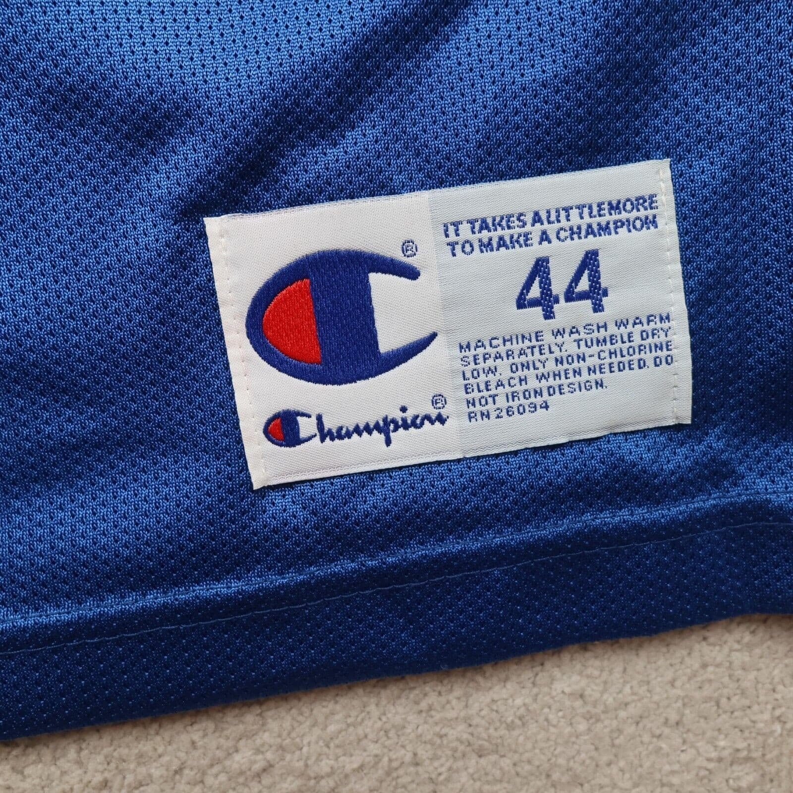 Vintage Minnesota Timberwolves Jersey Large Champion 90s NBA Will Avery 44 photo 6
