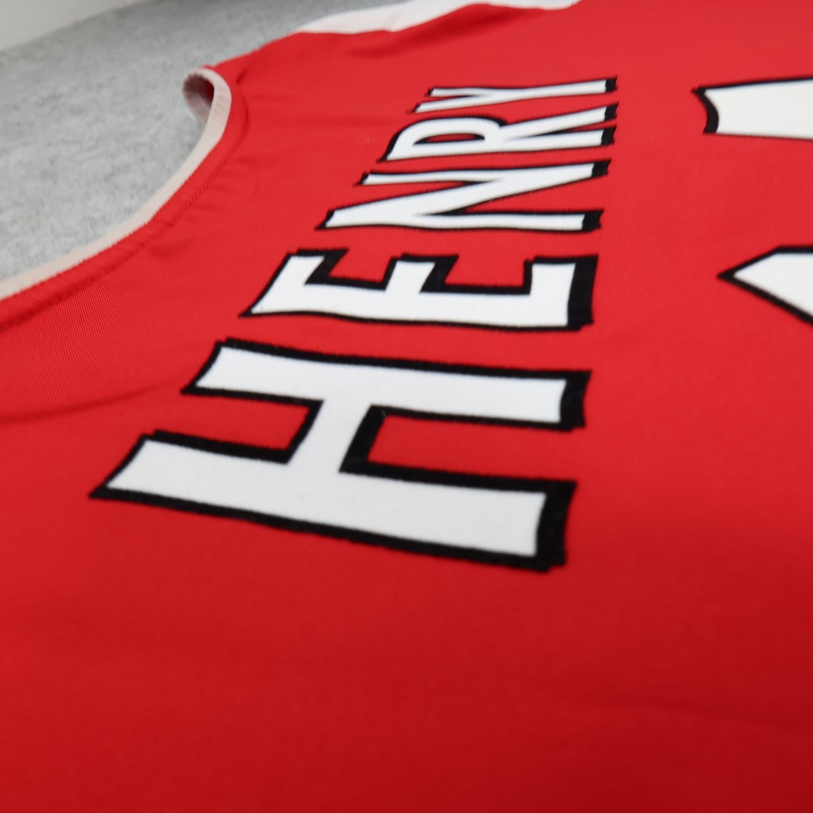 Arsenal Shirt Extra Large Red Home 2000 2004 Henry Invincibles Soccer Jersey photo 14