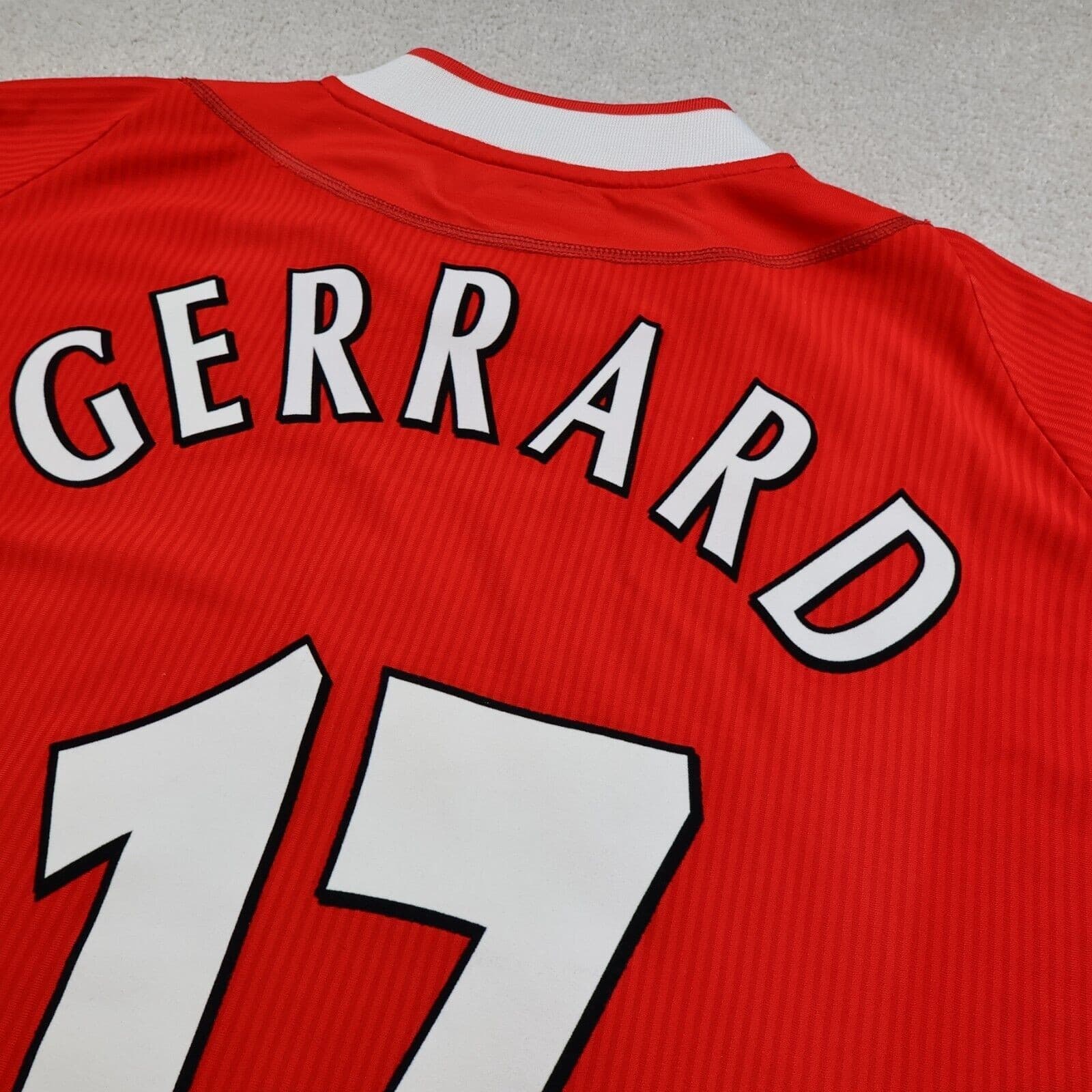 Vintage Liverpool Shirt 2XL Red Home Kit 2002 2004 Reebok Jersey 46/48 Gerrard photo 7