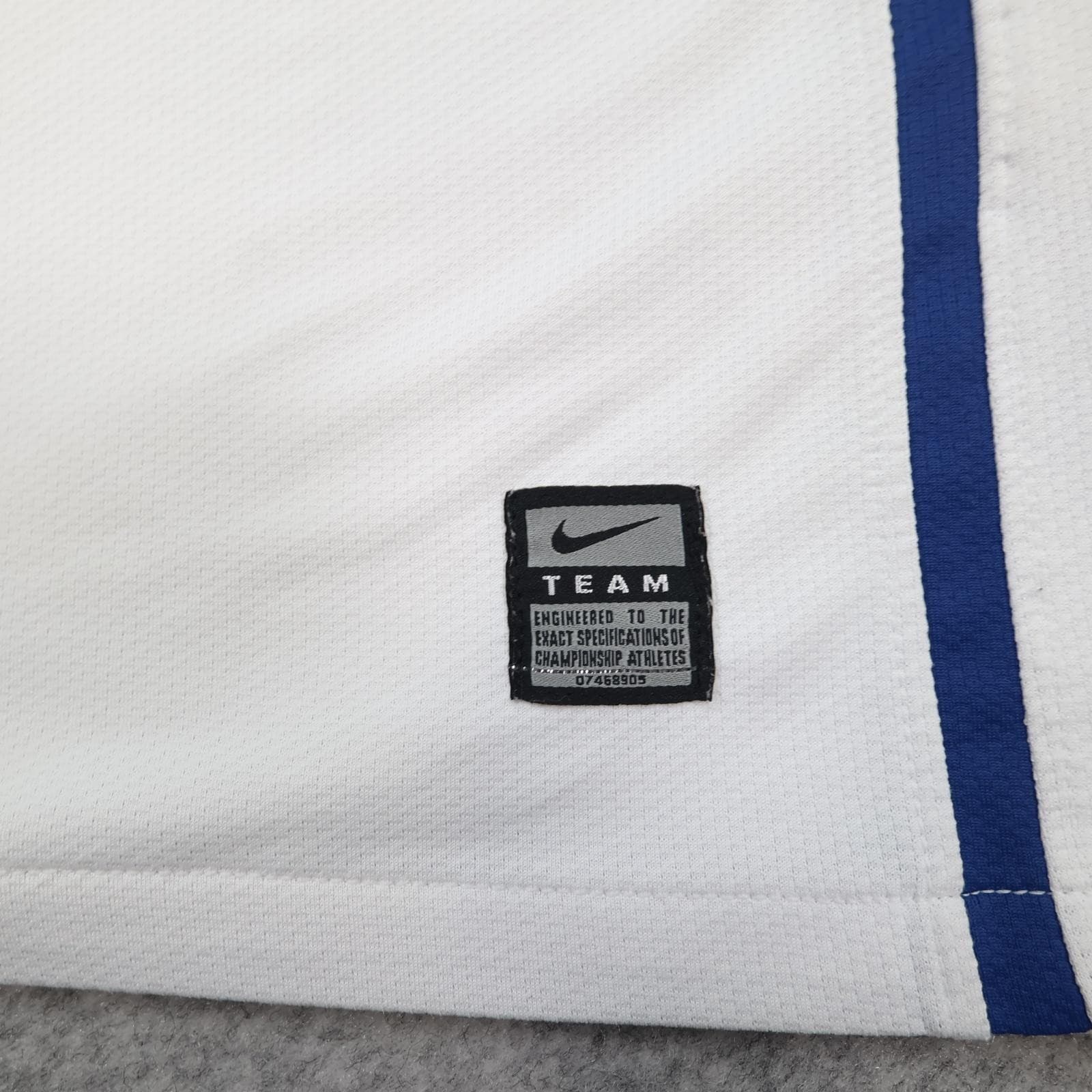 Manchester United Shirt Mens Medium White Away EPL 2008 2009 Nike AIG Jersey photo 9