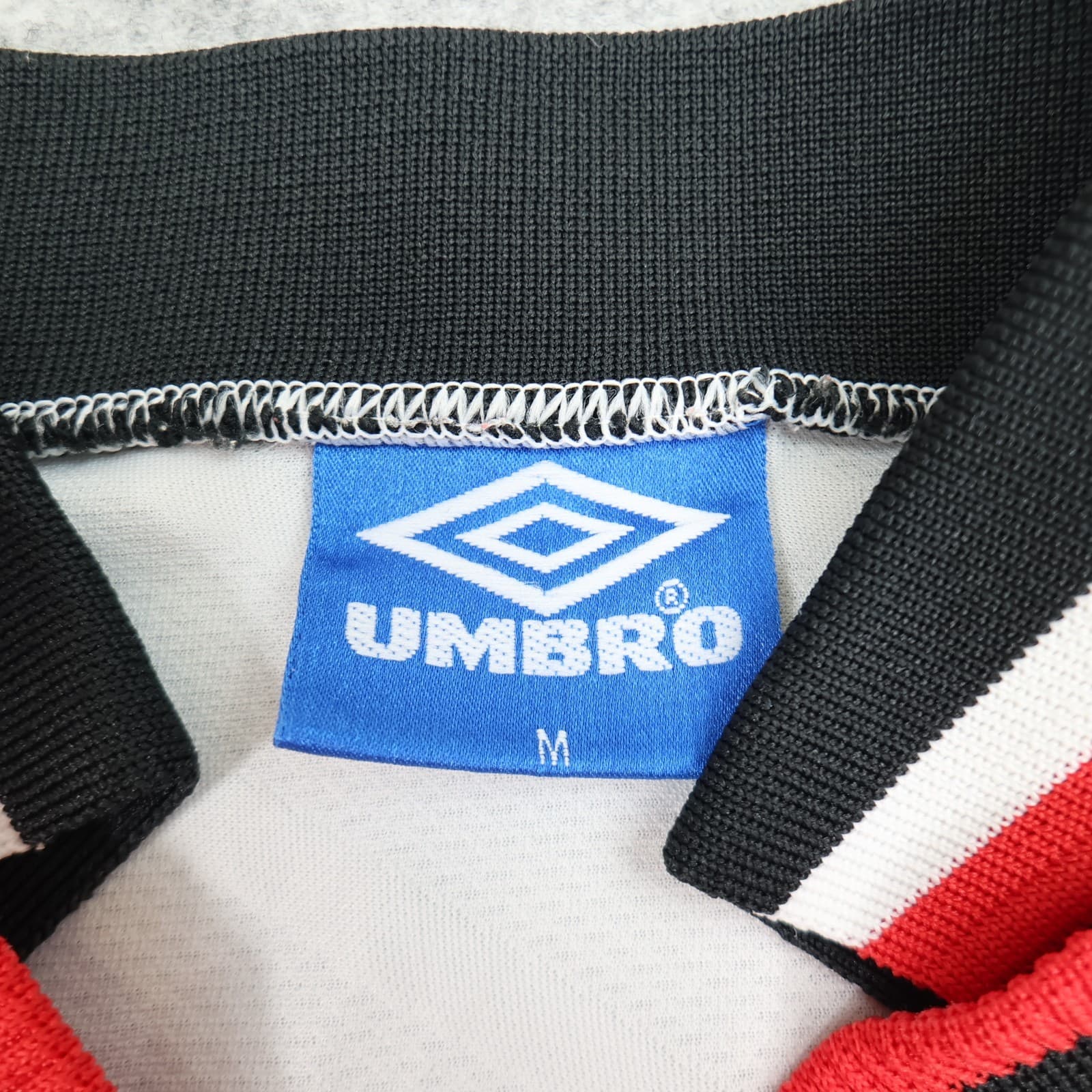 Vintage Manchester United Shirt Medium White Away Kit 1996 1997 Umbro Jersey photo 8