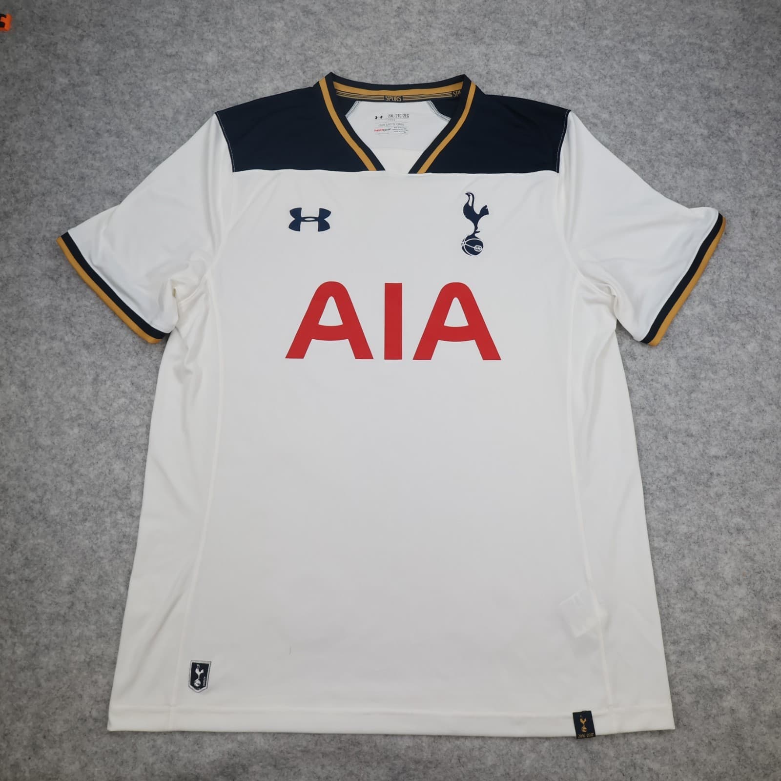 Tottenham Hotspur Shirt 2XL White Home Kit 2016 2017 Spurs Jersey Mark 10 photo 2