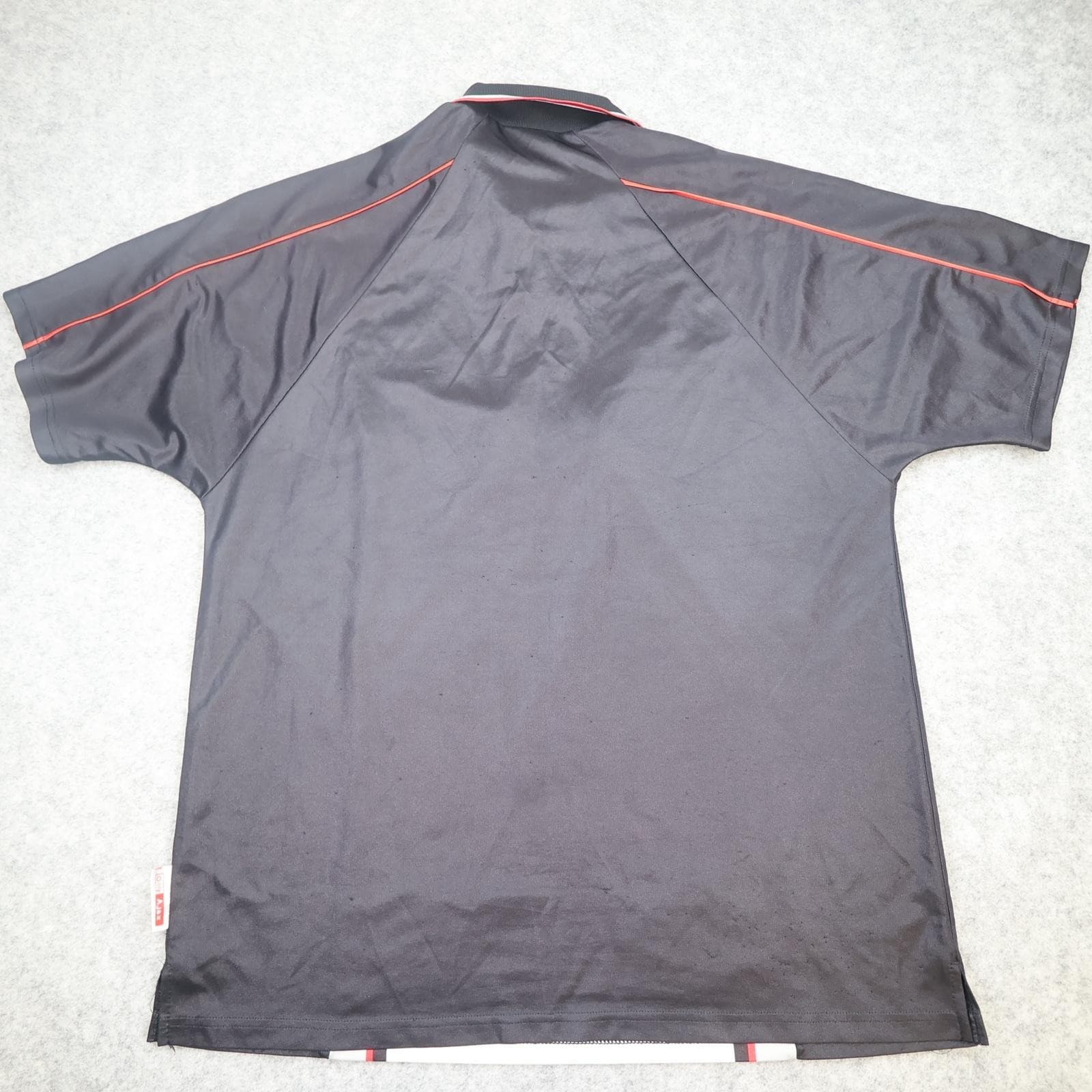 Vintage Ajax Shirt Mens Large Black Away 1998 1999 Umbro ABN AMRO 90s Jersey photo 2