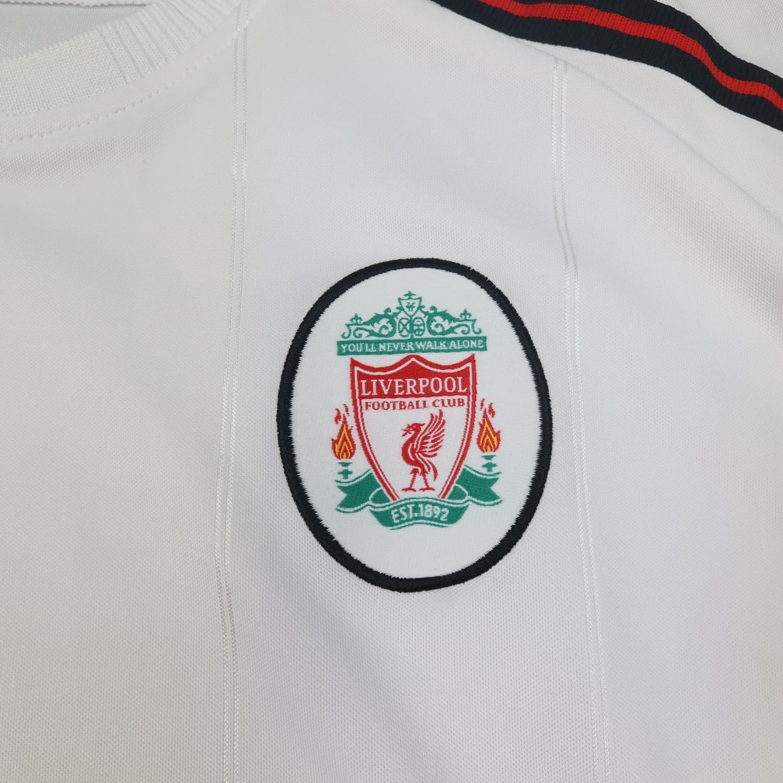 Vintage Liverpool Shirt 2XL White Away Kit 2003 2005 Reebok Jersey 46/48" photo 4