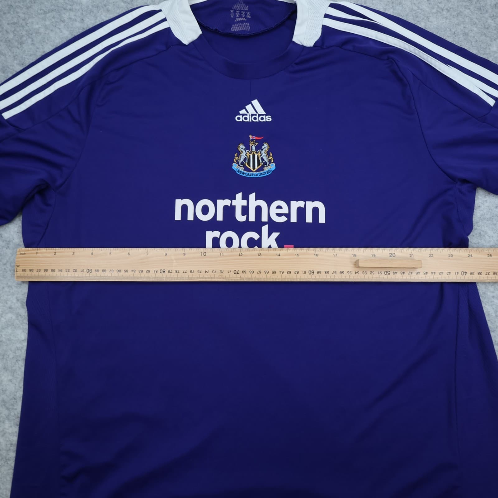Newcastle United Shirt Extra Large Purple Away Kit 2008 2009 Adidas Jersey XL photo 11