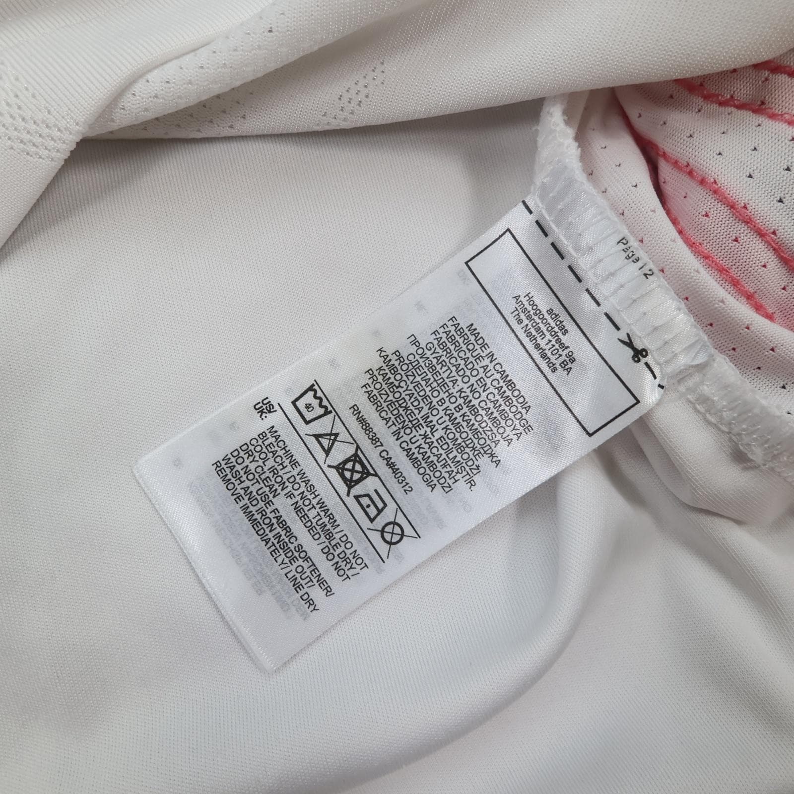 Real Madrid Shirt Mens Medium White Home 2020 2021 Adidas Emirates Fly Better photo 9