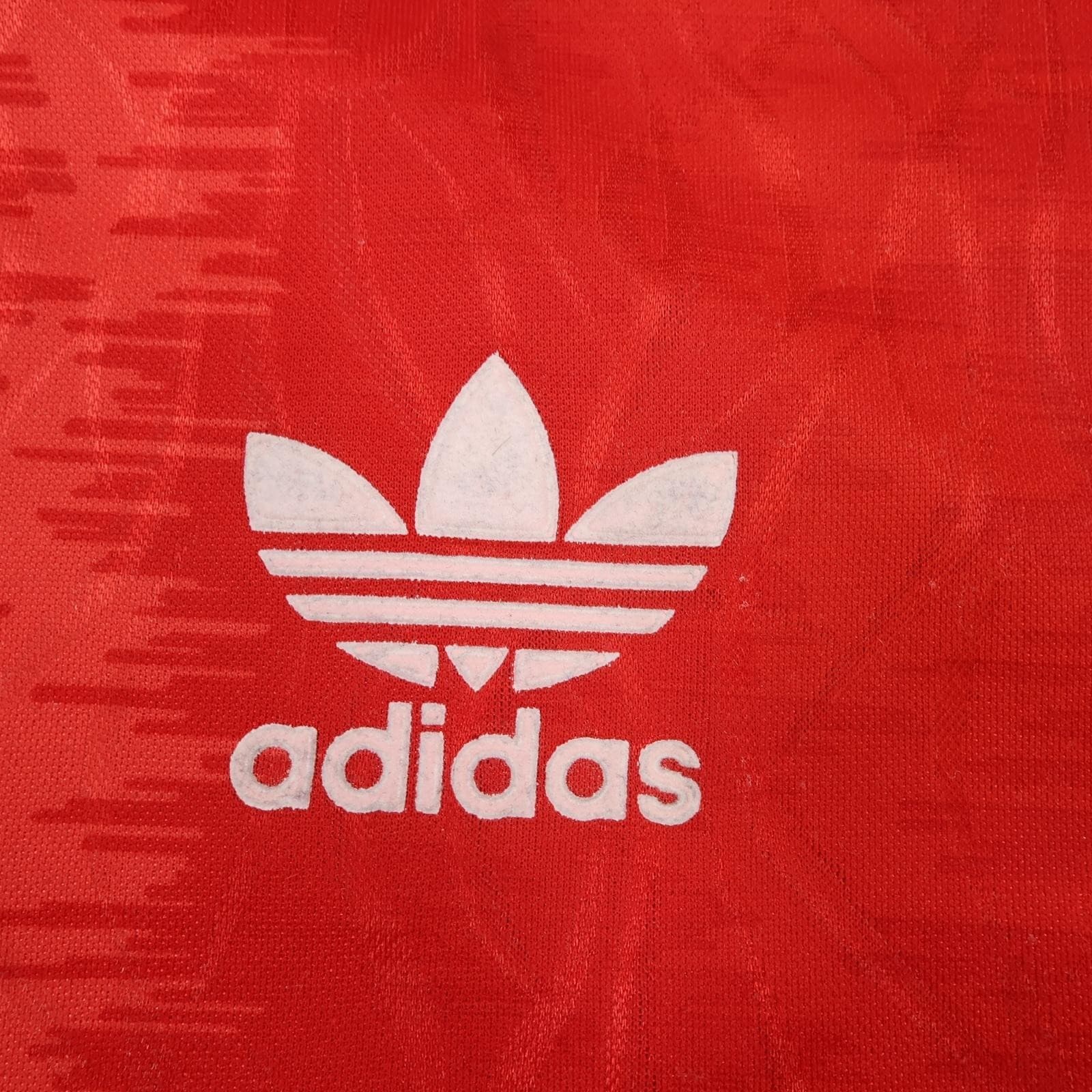 Vintage Manchester United Shirt Mens Large Red Home 1990 1992 Adidas Sharp 90s photo 4