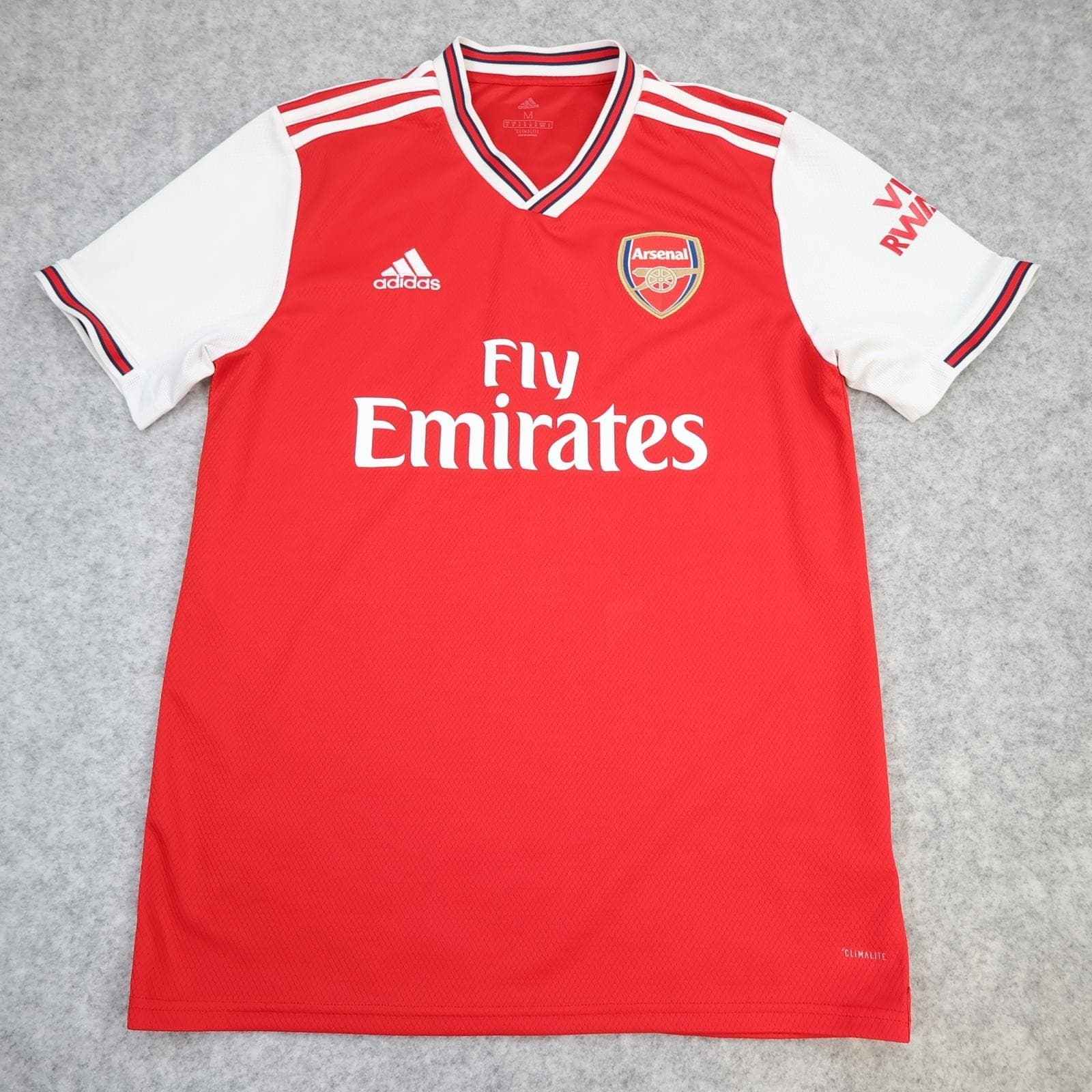 Arsenal Shirt Mens Medium Red Home 2019 2020 Football Adidas Fly Emirates Saka 7 photo 2