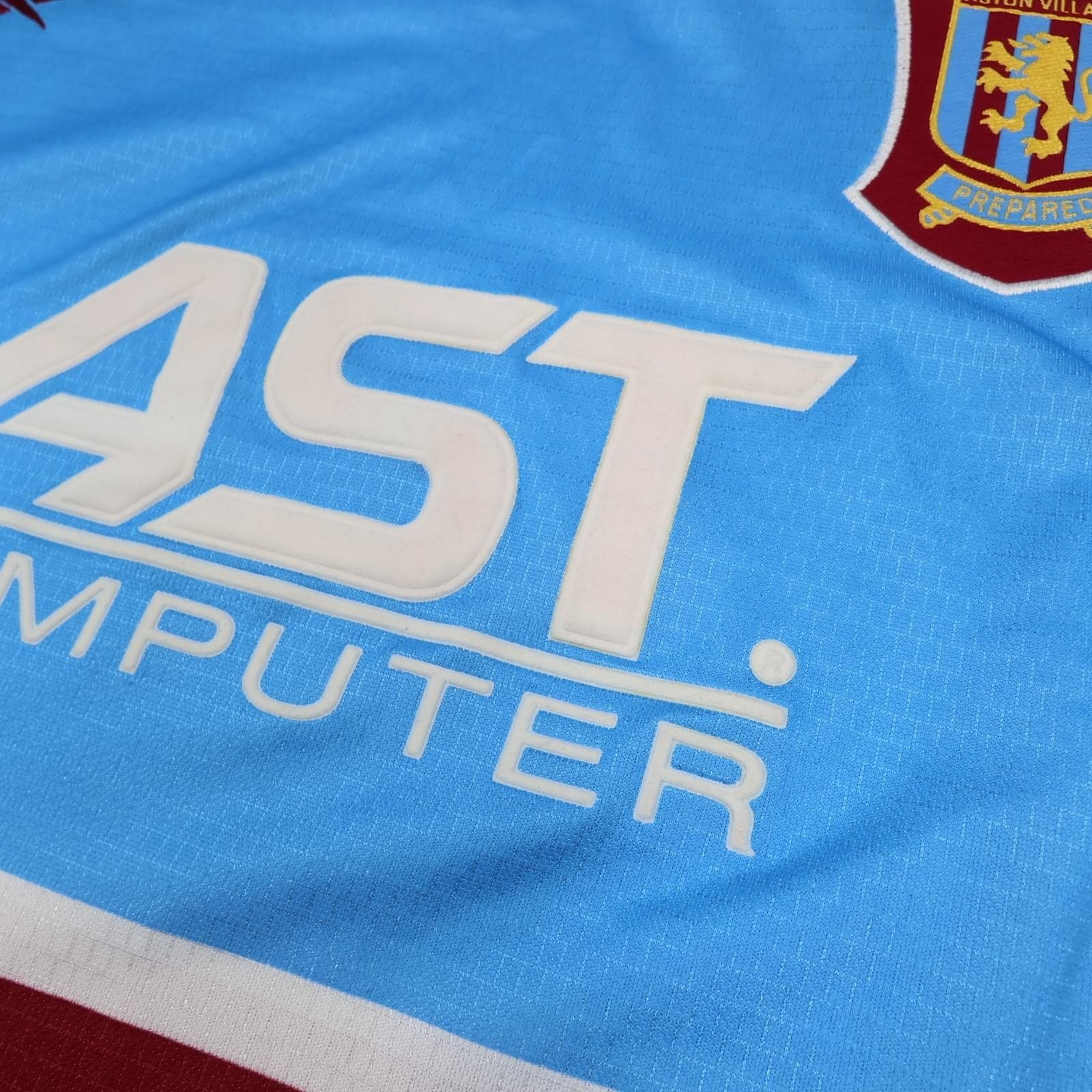 Vintage Aston Villa Shirt Mens XL Blue Away 1997 1998 Reebok AST Soccer Jersey photo 5