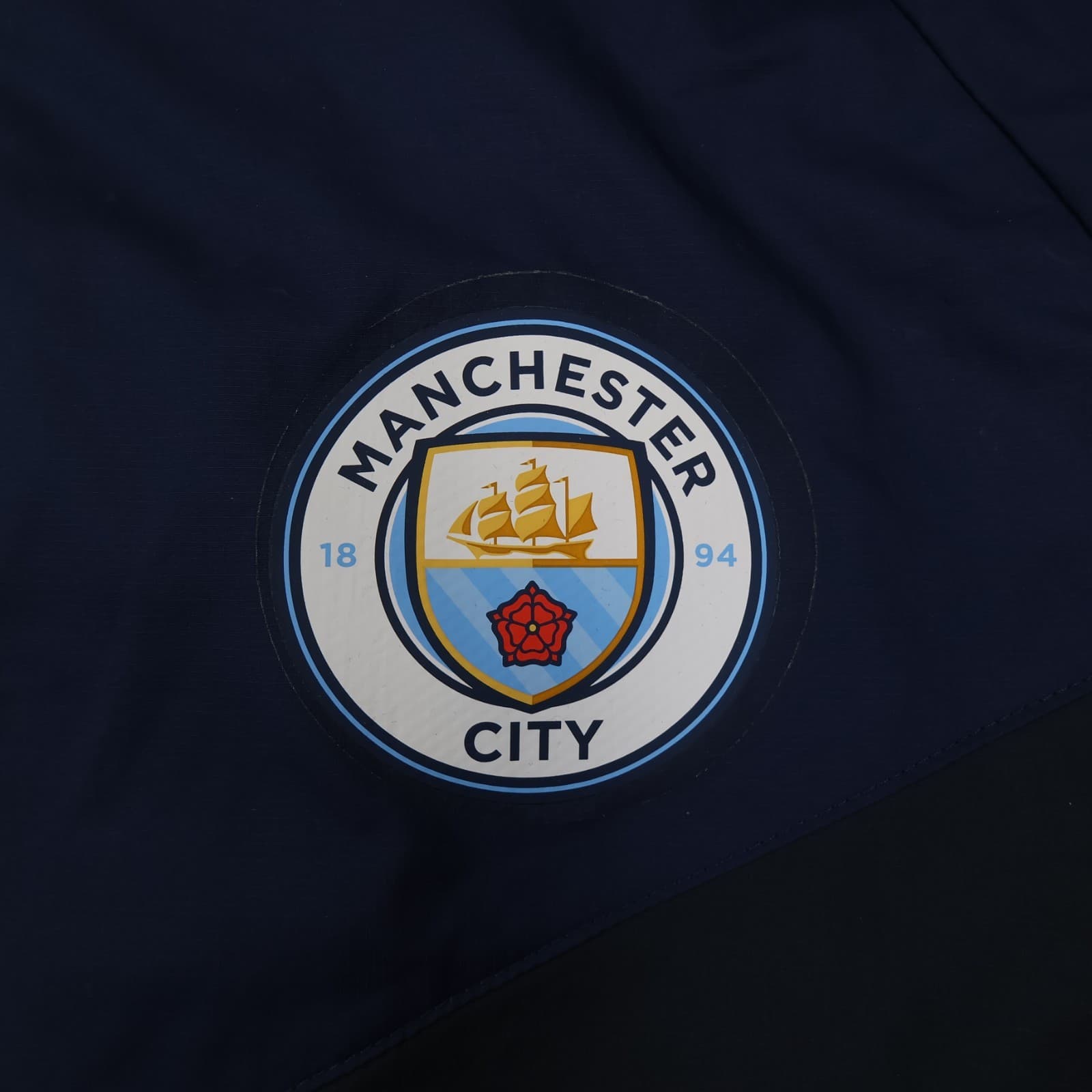 Manchester City Jacket Large Navy Training Rain Tracksuit Nike Mens Football photo 3