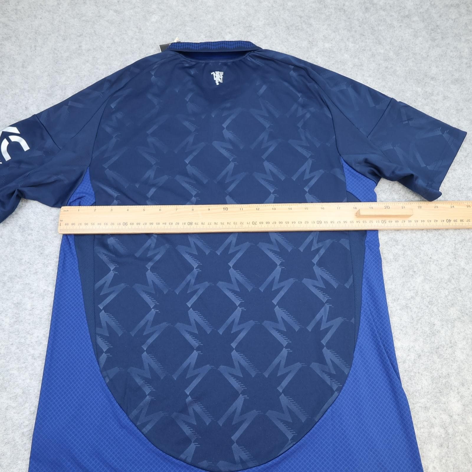 Manchester United Away Shirt Mens Medium Blue 2024 2025 Football Adidas Jersey photo 10