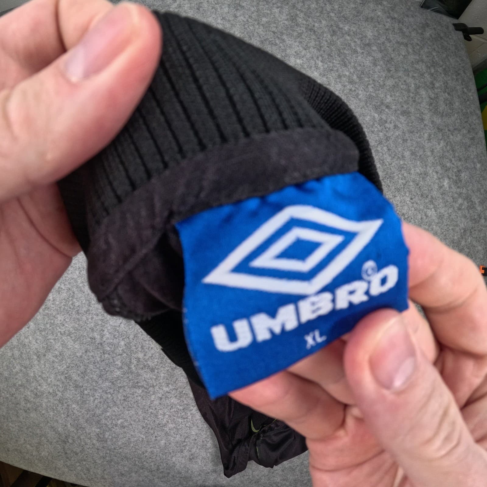Manchester United Football Shirt XL Black 1998 1999 Third Irwin 3 Soccer Jersey photo 5