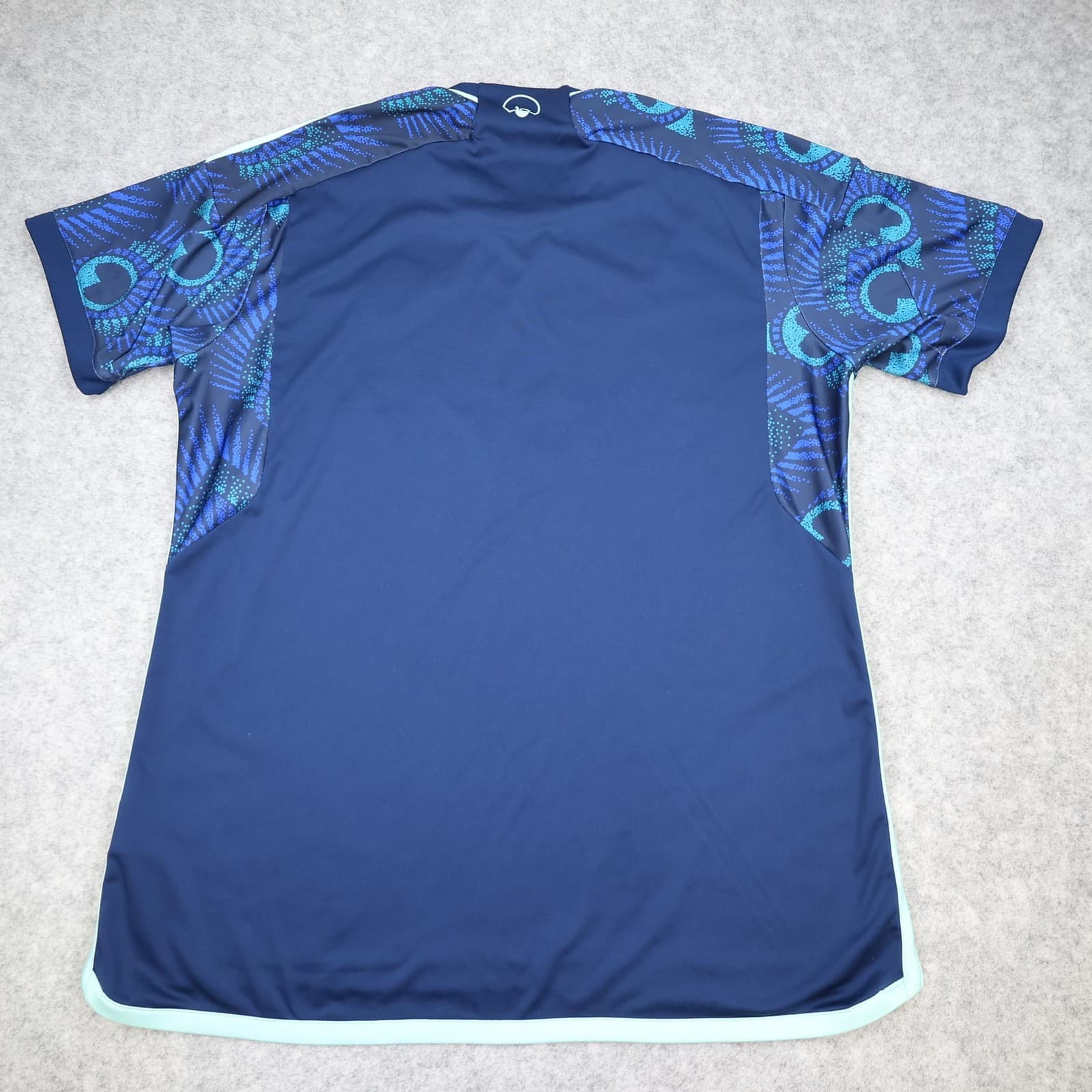 Leeds United Shirt Mens XL Blue Away Kit 2023 2024 Adidas Soccer Jersey photo 2