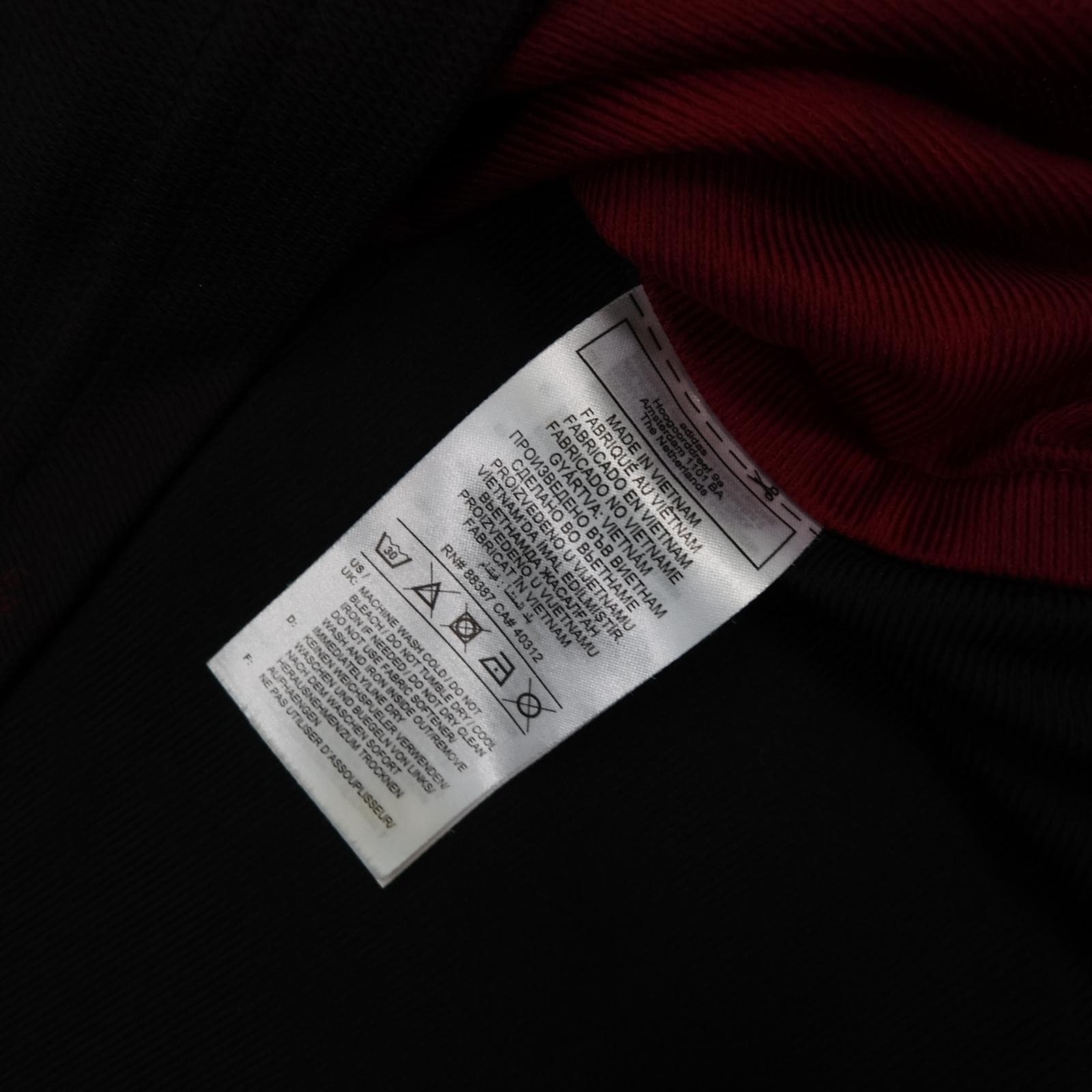 Germany Away Shirt Mens Medium Black Red 2022 2023 Football Adidas DFB Jersey photo 7