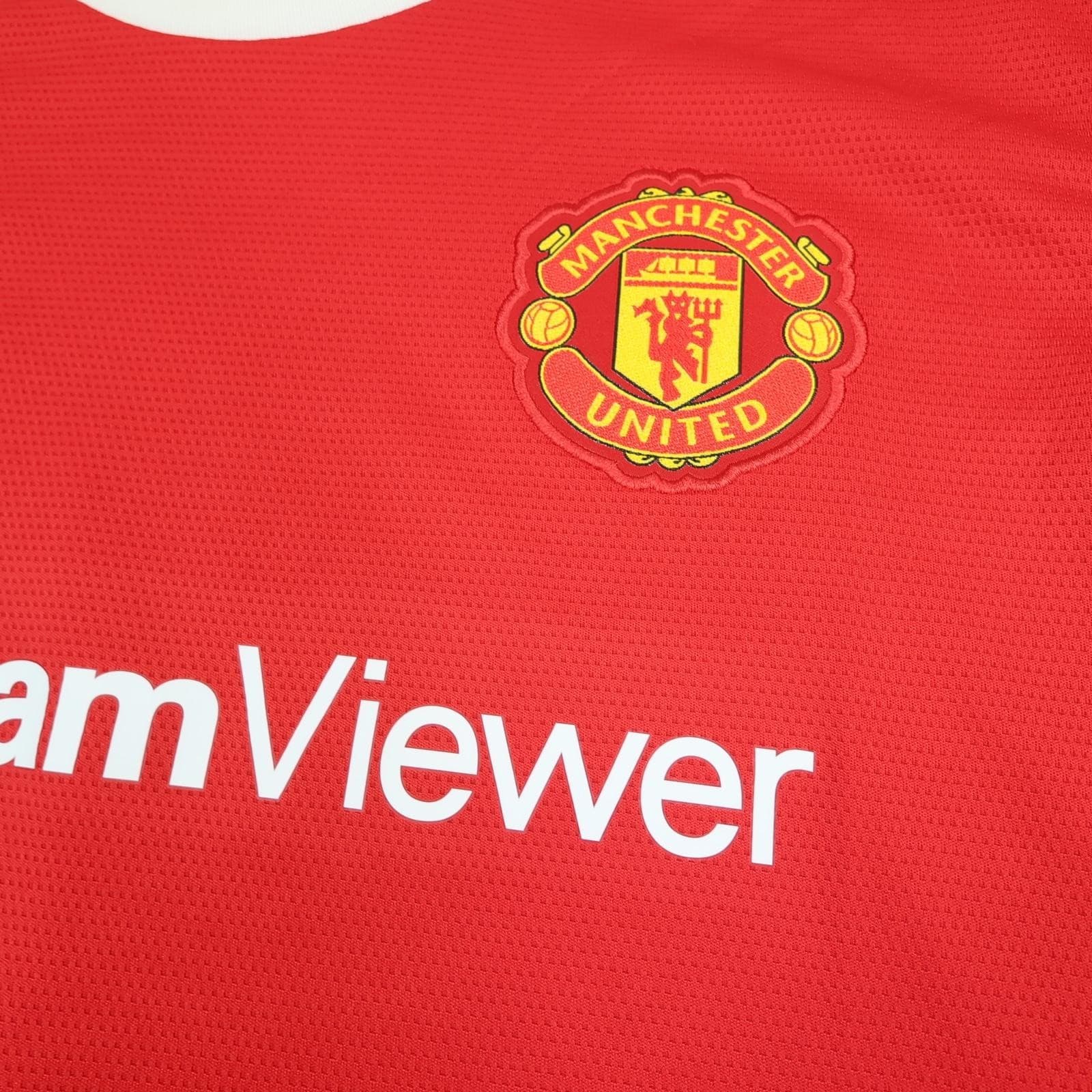 Manchester United Shirt Mens 2XL Red Home 2021 2022 Football Adidas Sancho 25 photo 5