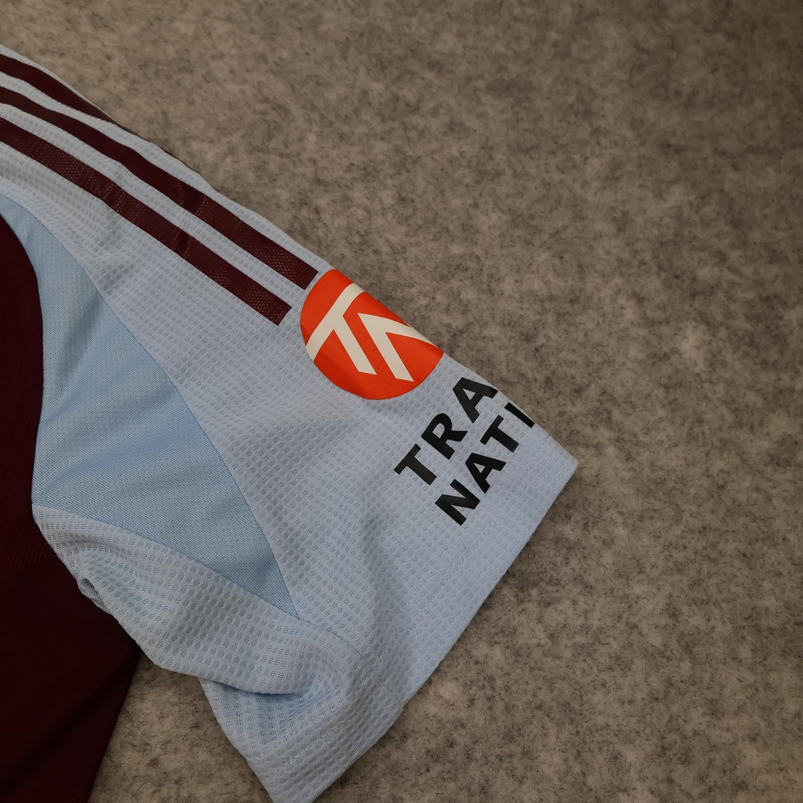 Aston Villa Shirt Mens Medium Red Home 2024 2025 Authentic Football Adidas UCL photo 7