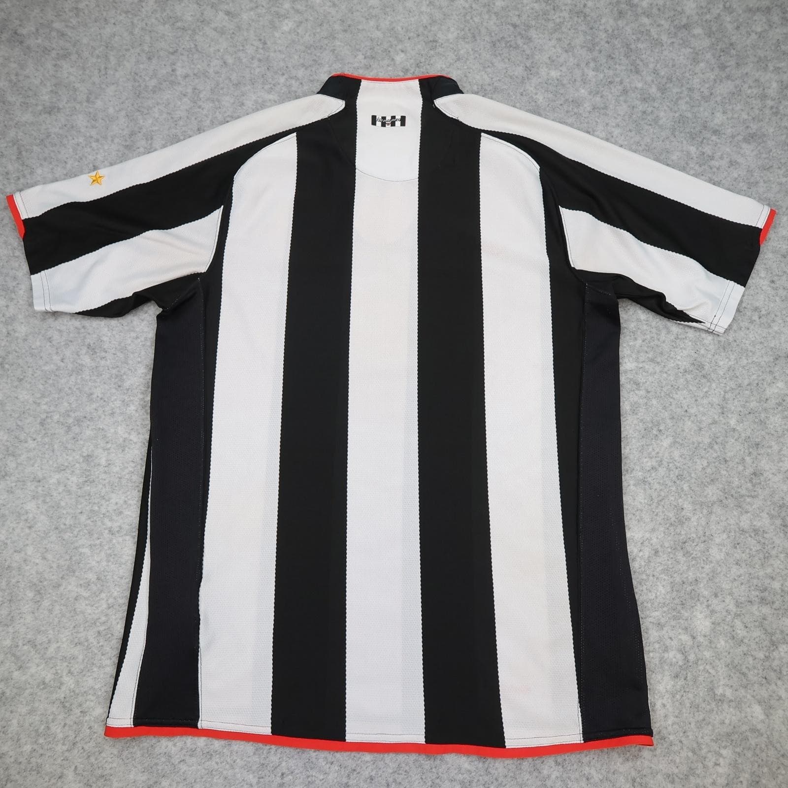 Juventus Shirt Mens Medium Black Home 2007 2008 Nike New Holland Soccer Jersey photo 2