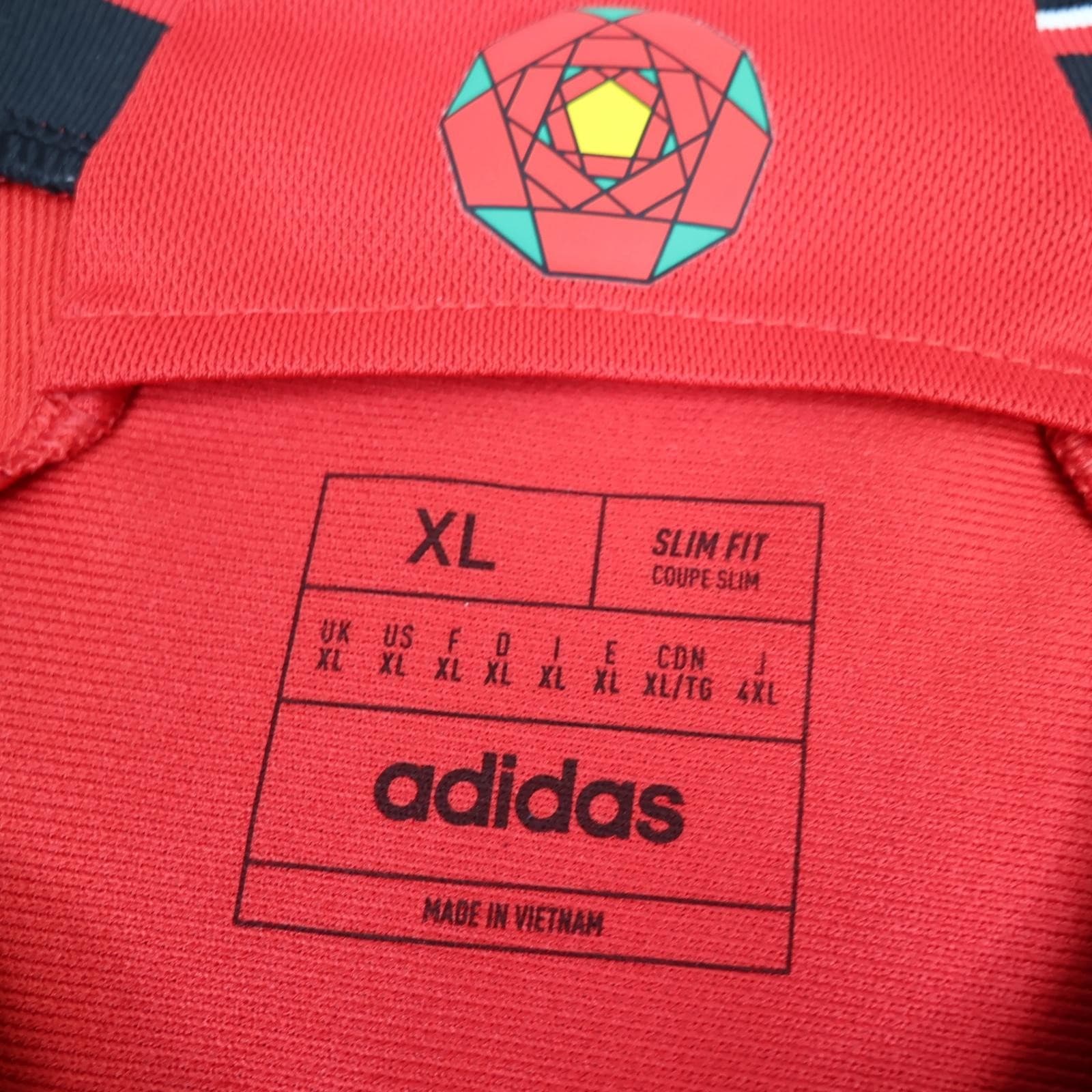 Manchester United Shirt Mens XL Red Home 2023 2024 Football Adidas Hojlund 11 photo 6